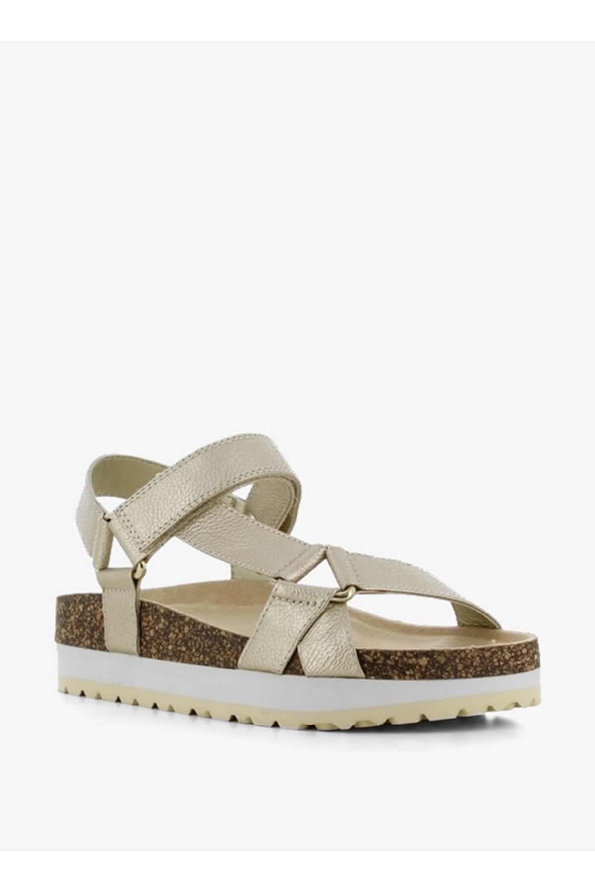 SJ-Women's Strap Sandals with Hook and Loop Closure 1