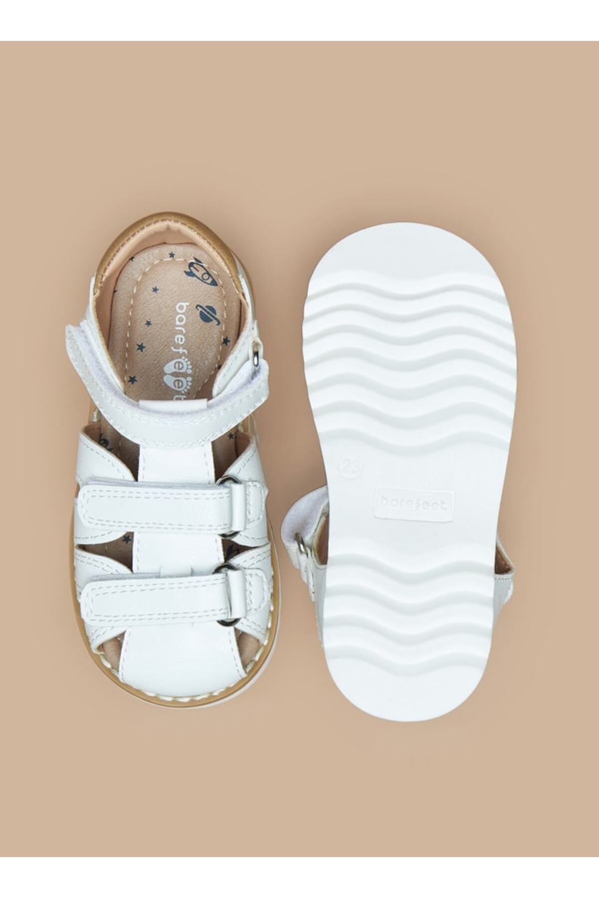 Barefeet-Barefoot Textured Sandals with Hook and Loop Closure 4