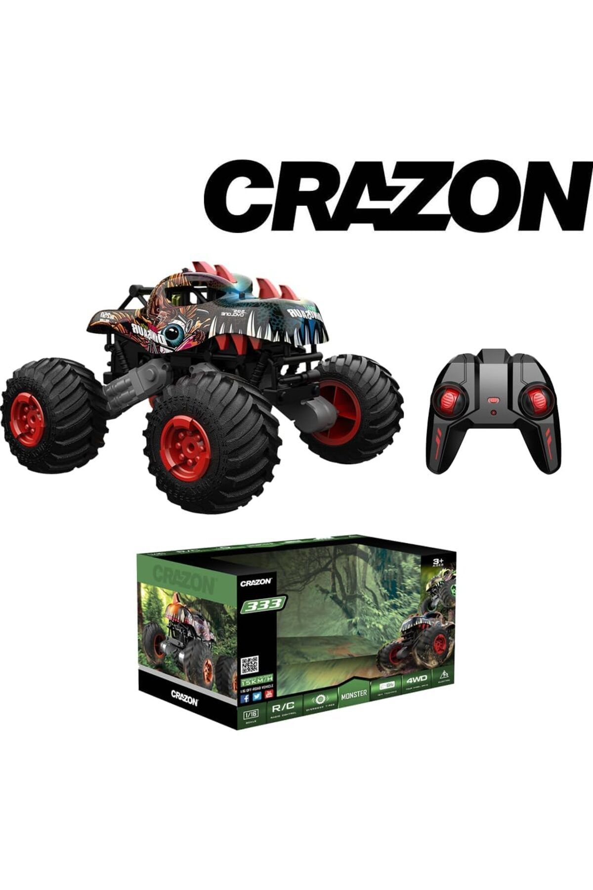 Crazon-2.4G Scale 1:14 High Speed Side Drifting Car 5