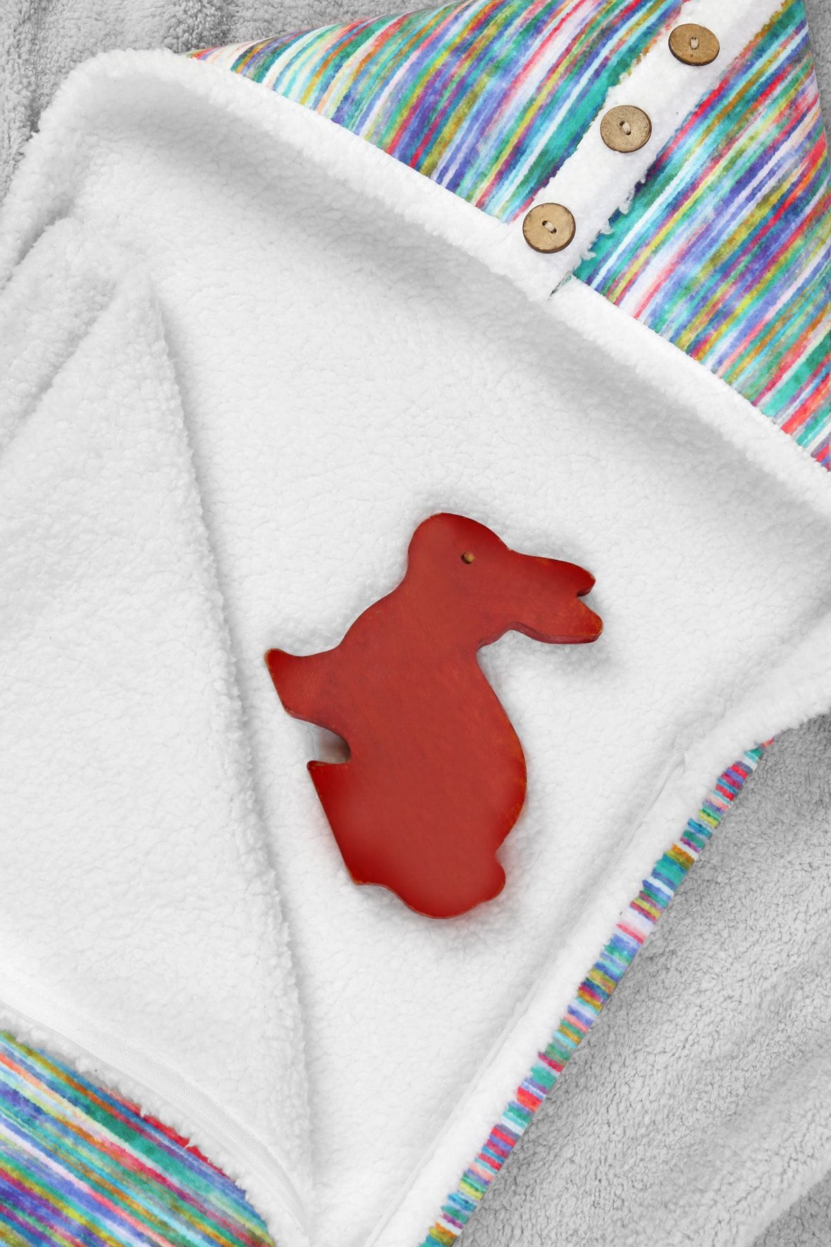 HAMUR Bebek Dış Kundak Battaniyesi Uyku Tulumu Bebek Arabası Puset Minderi Örtüsü Fluffy Battaniye Bb-504 fotoğrafı 2 (önizleme)