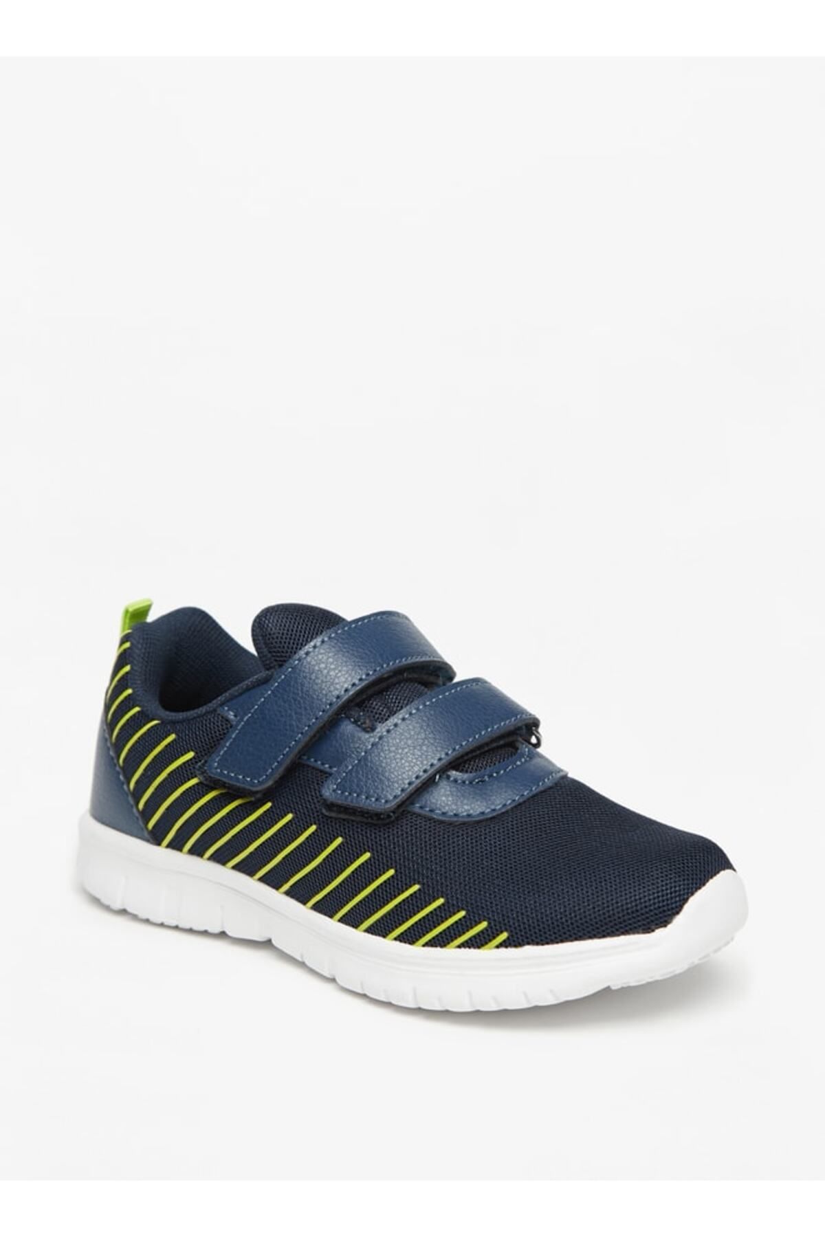 Oaklan by Shoexpress-Textured Sports Shoes with Hook and Loop Closure 2