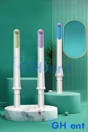 GHDENT GH15 Yedek Başlık 3’lü Set - 3 Gözlü Masaj Etkili Başlık - BPA Free & ...