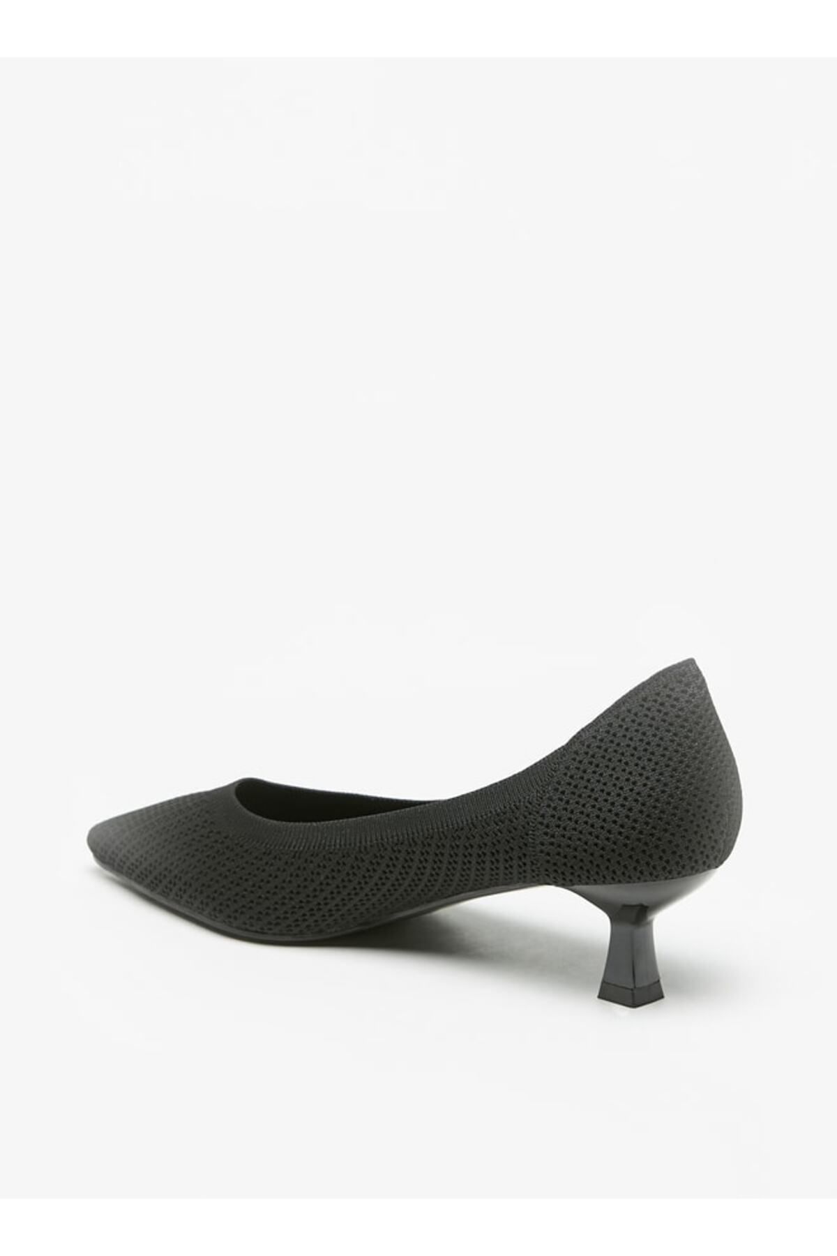 Flora Bella by Shoexpress-Textured Pointed Toe Pumps with Stiletto Heels 2