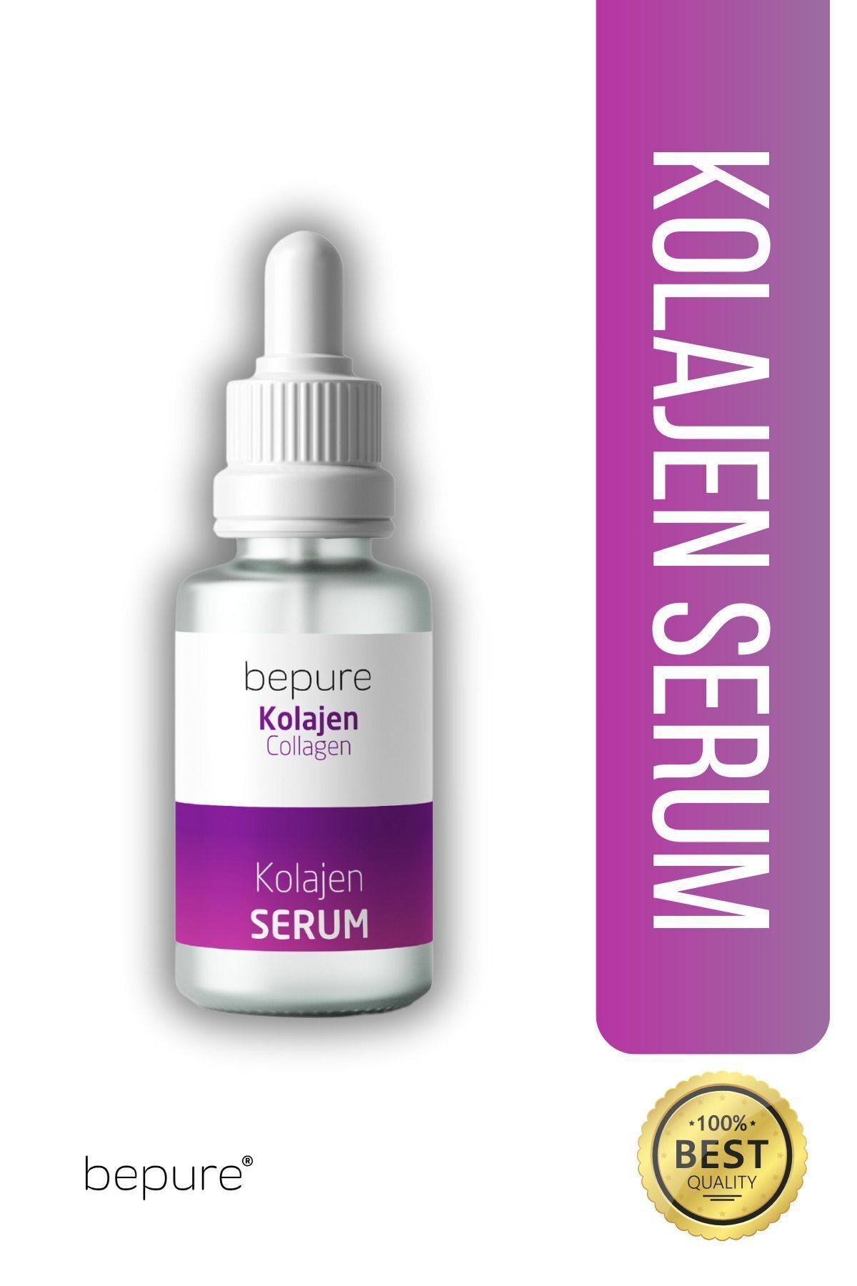 سرم پوست مجموعه مراقبت از 3 ویتامین C کلاژن اسید هیالورونیک Bepure