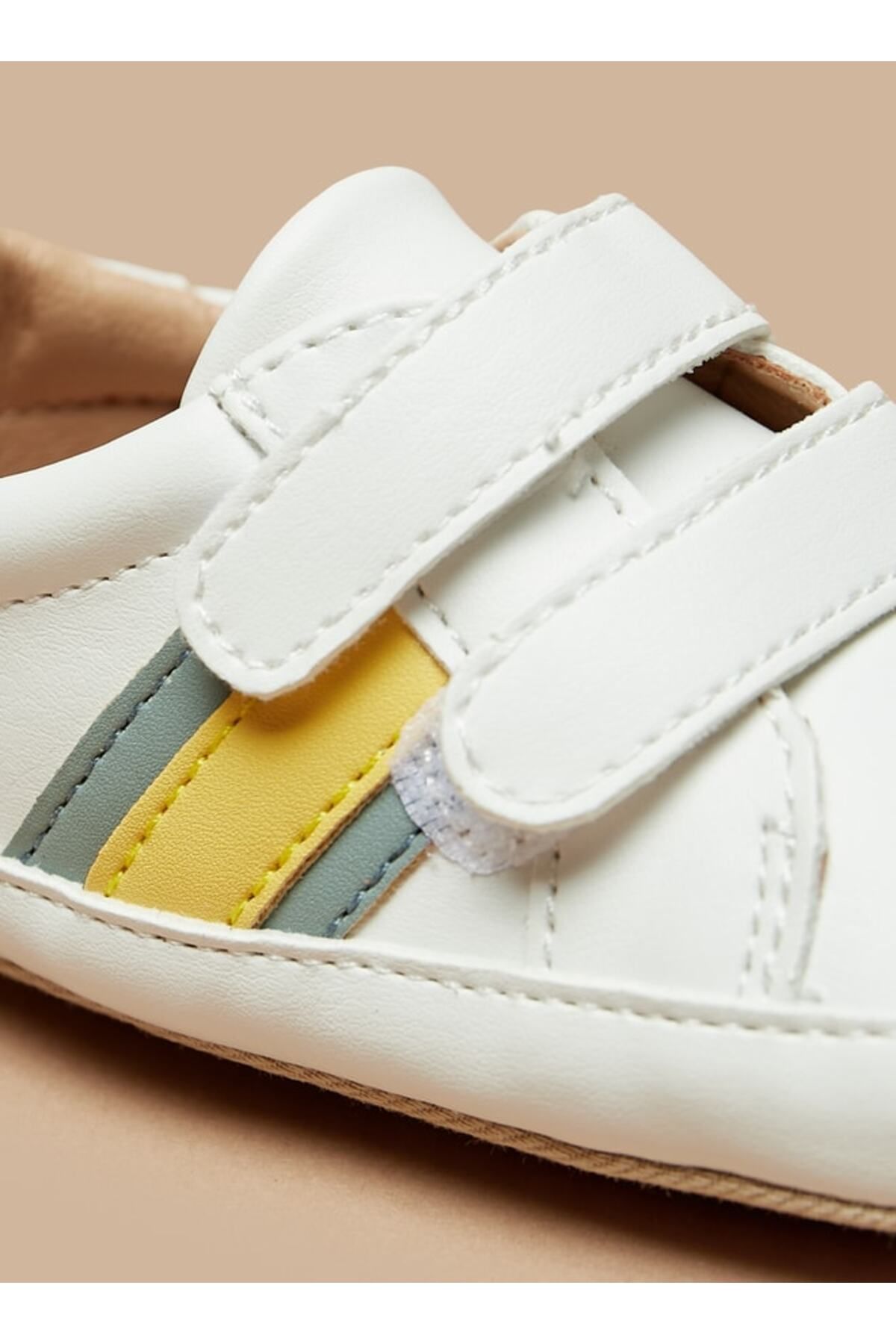 Barefeet-Colourblock Booties with Hook and Loop Closure 5