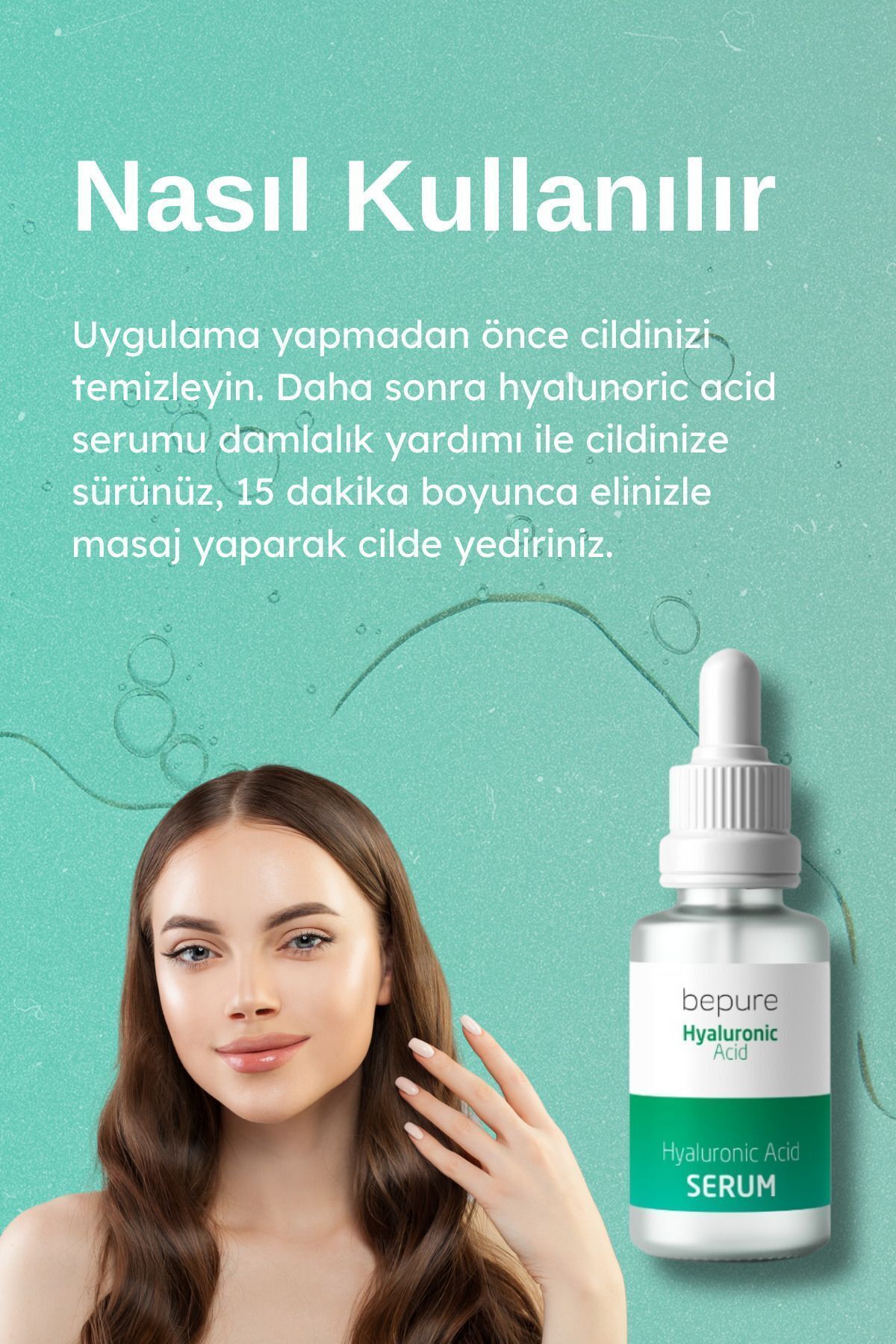 سرم پوست مجموعه مراقبت از 3 ویتامین C کلاژن اسید هیالورونیک Bepure