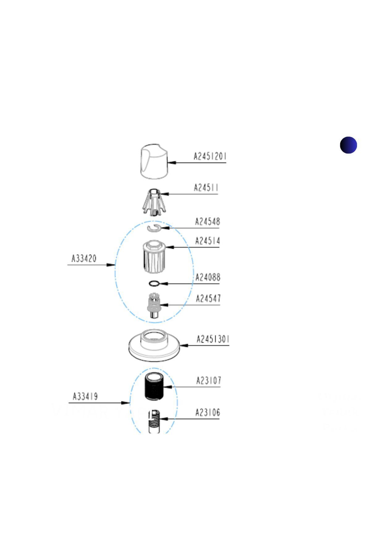 Artema-AA33420YP Stop Valve Adapter 2