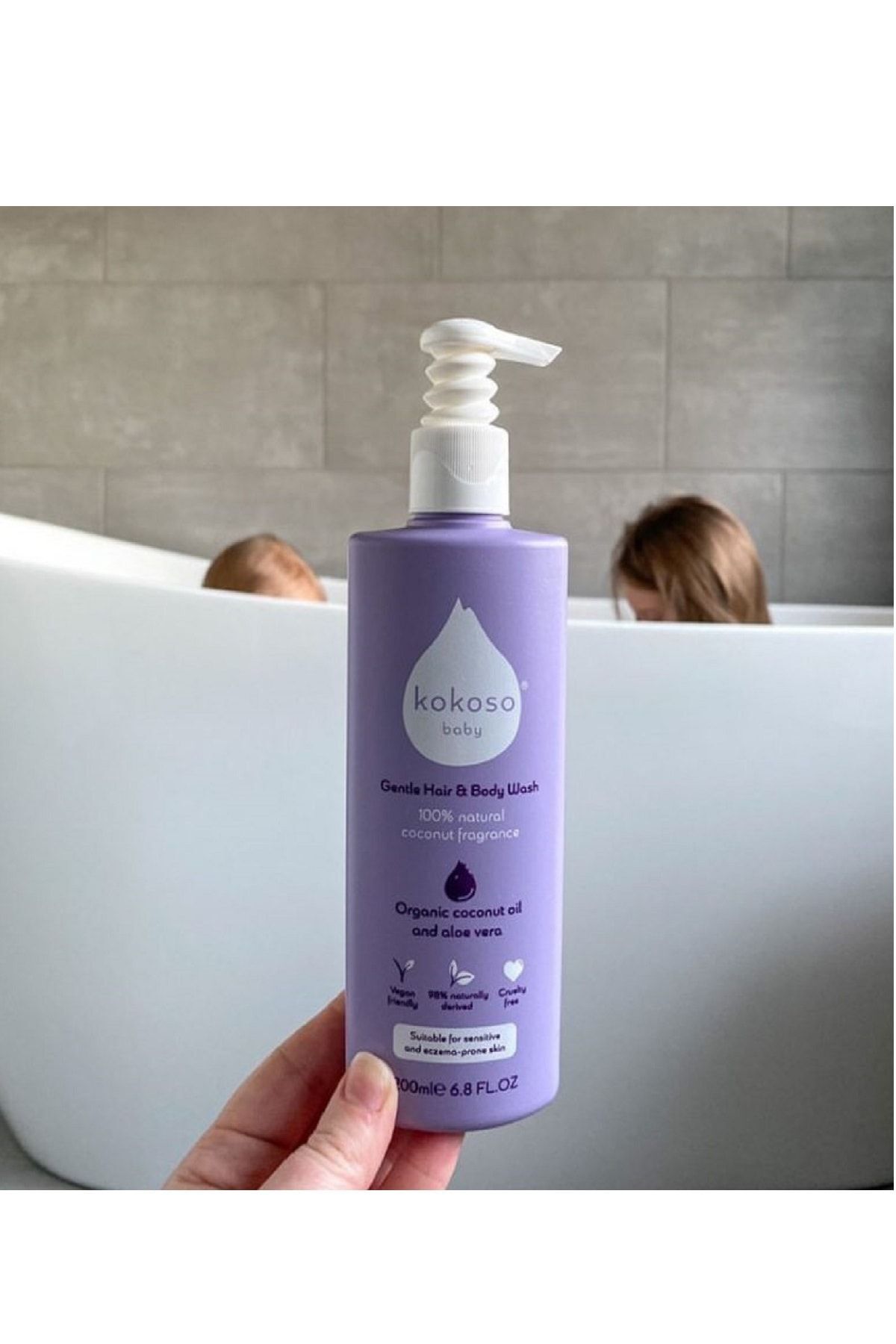 KOKOSO BABY Saç ve Vücut Şampuanı   200ml fotoğrafı 2 (önizleme)