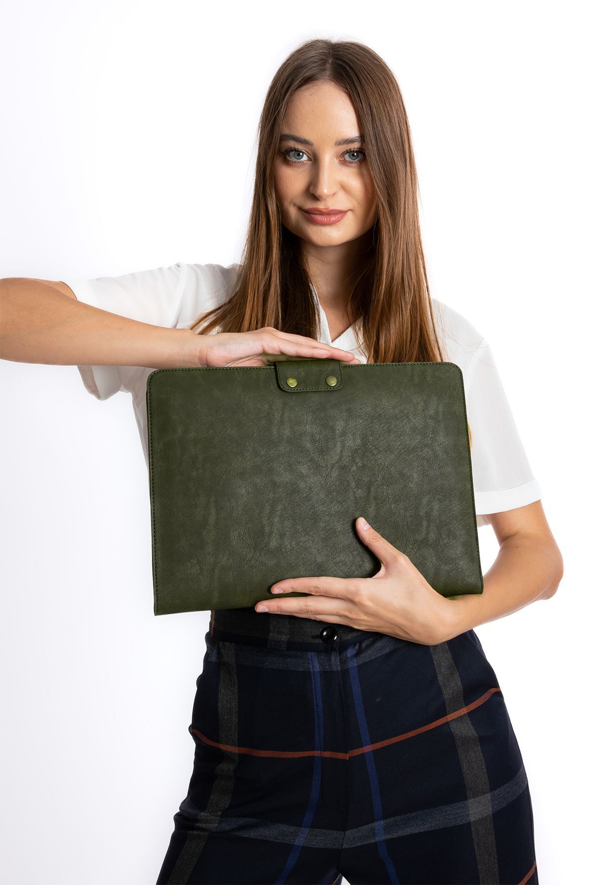 Ingrıd 34x24,5 Cm Macbook Air/pro 13-14 Inç, Ipad Organizer Notebook & Evrak & Tablet Çantası