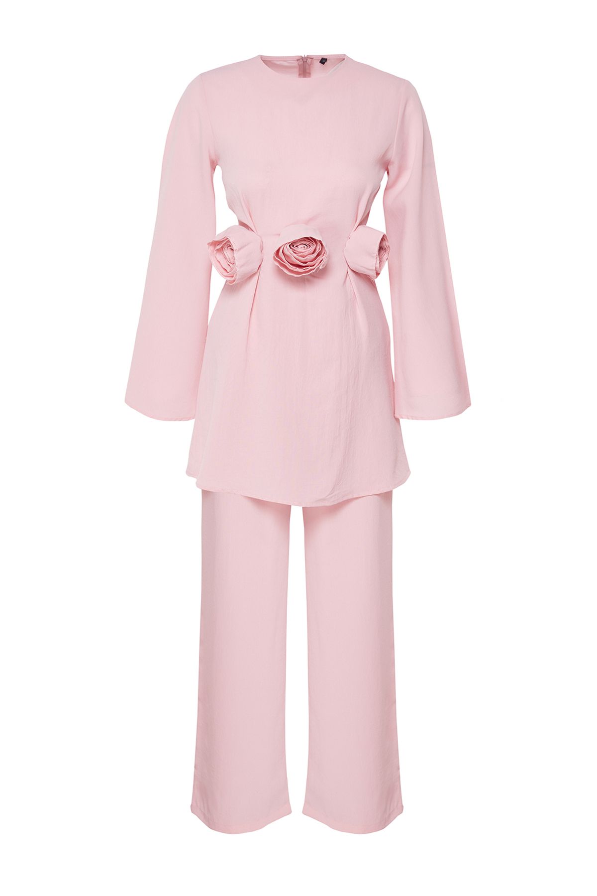 trendyol-modest-womens-pink-unifarben-long-ca