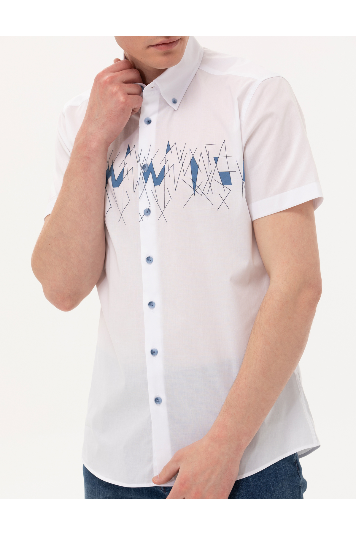 پیراهن مردانه پیر کاردین | 50269451-vr033 Pierre Cardin - Image 6