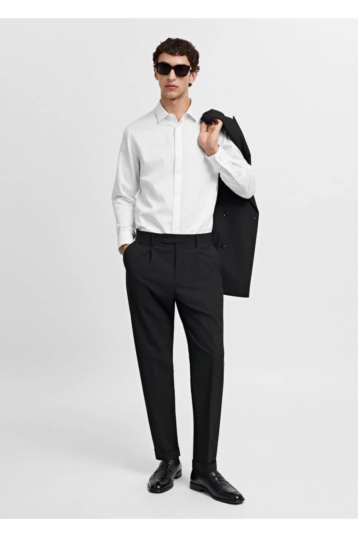 MANGO Man-100% bavlna slim fit košile 2