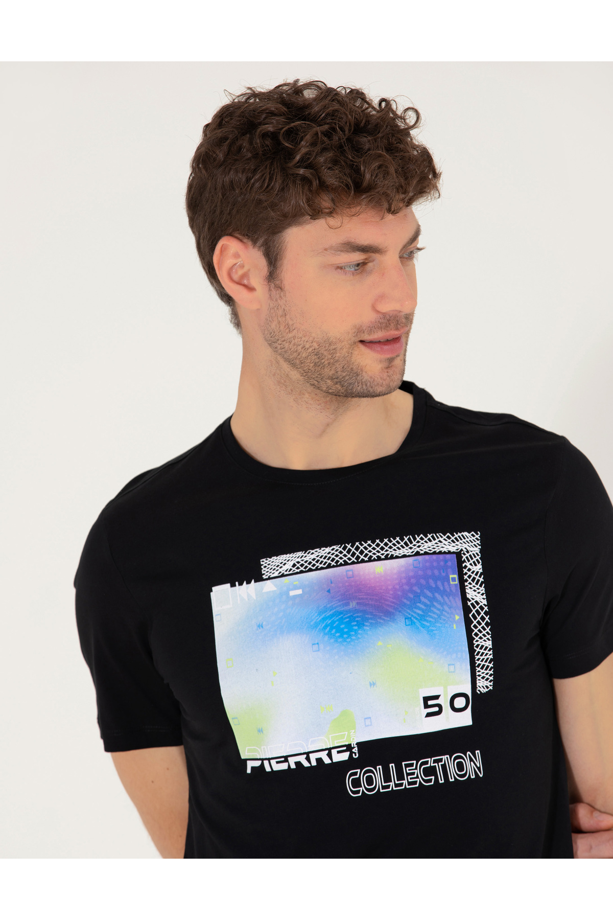 تی شرت مردانه پیر کاردین | 50262654-VR046 Pierre Cardin - Image 3