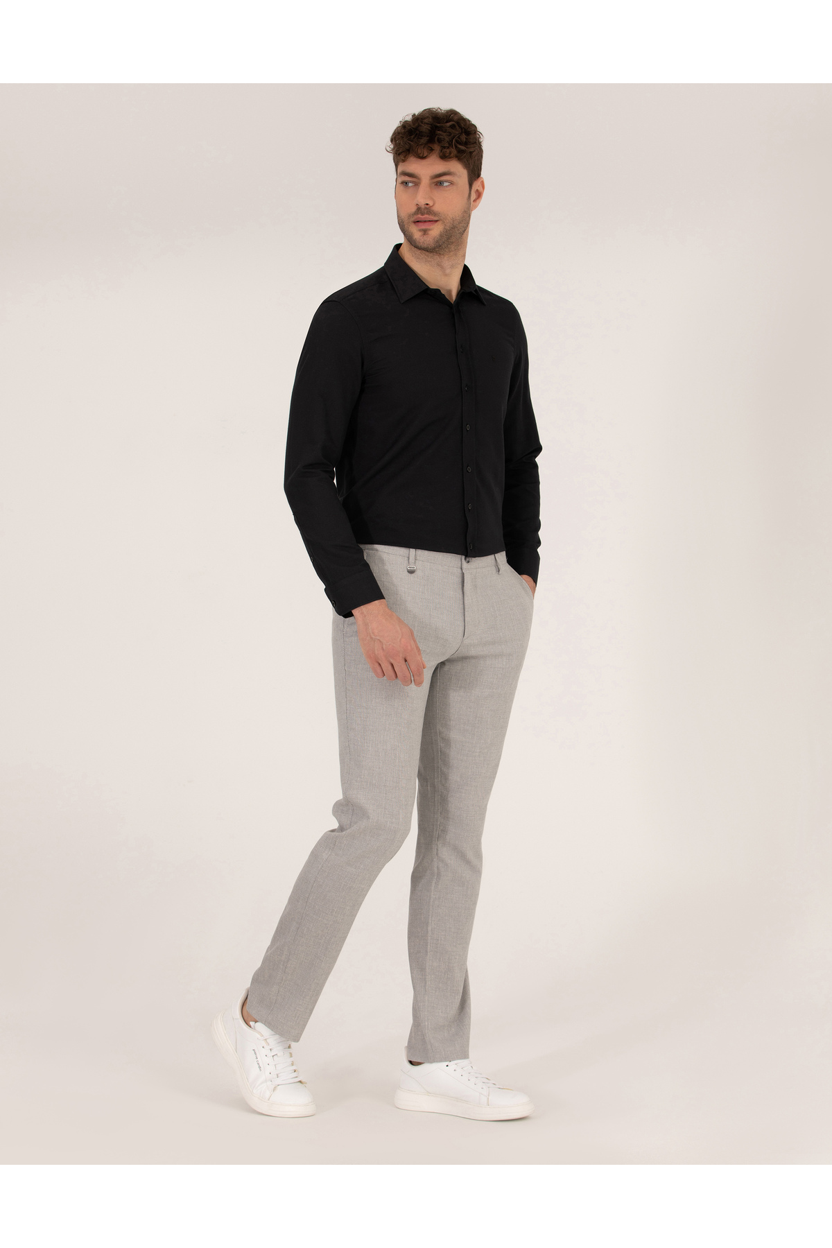 پیراهن مردانه پیر کاردین | 50268227-VR046 Pierre Cardin - Image 4