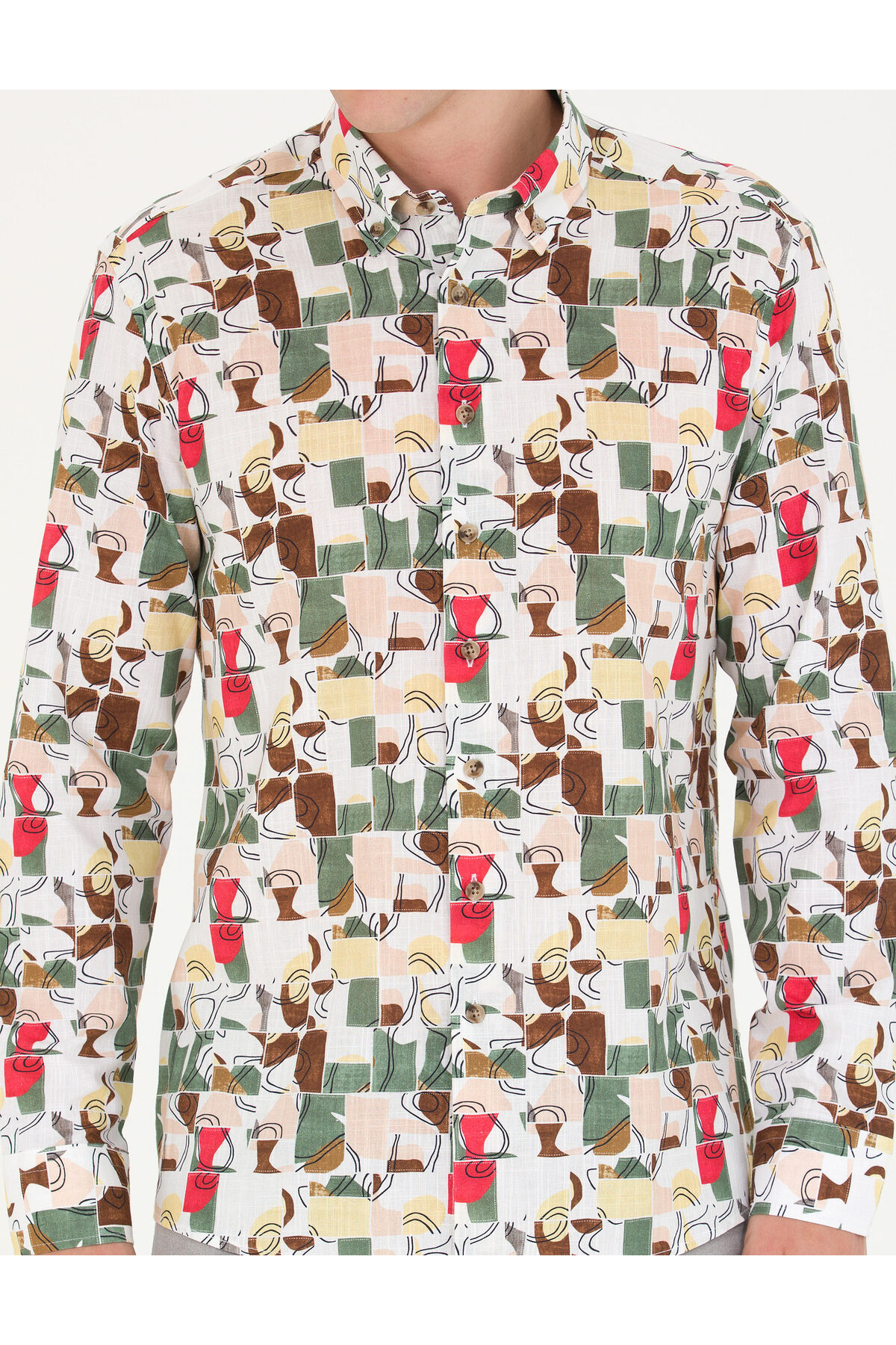 پیراهن مردانه پیر کاردین | 50265034-vr027 Pierre Cardin - Image 6