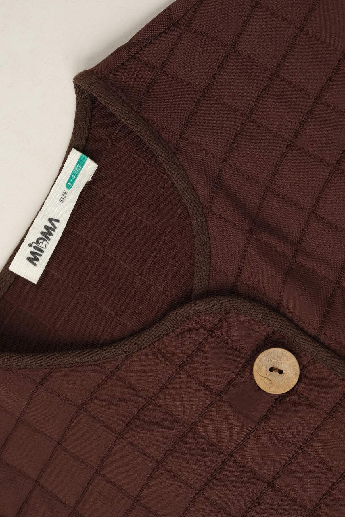 Mioma Kids Oversize Ceket Acı Kahve fotoğrafı 4 (önizleme)