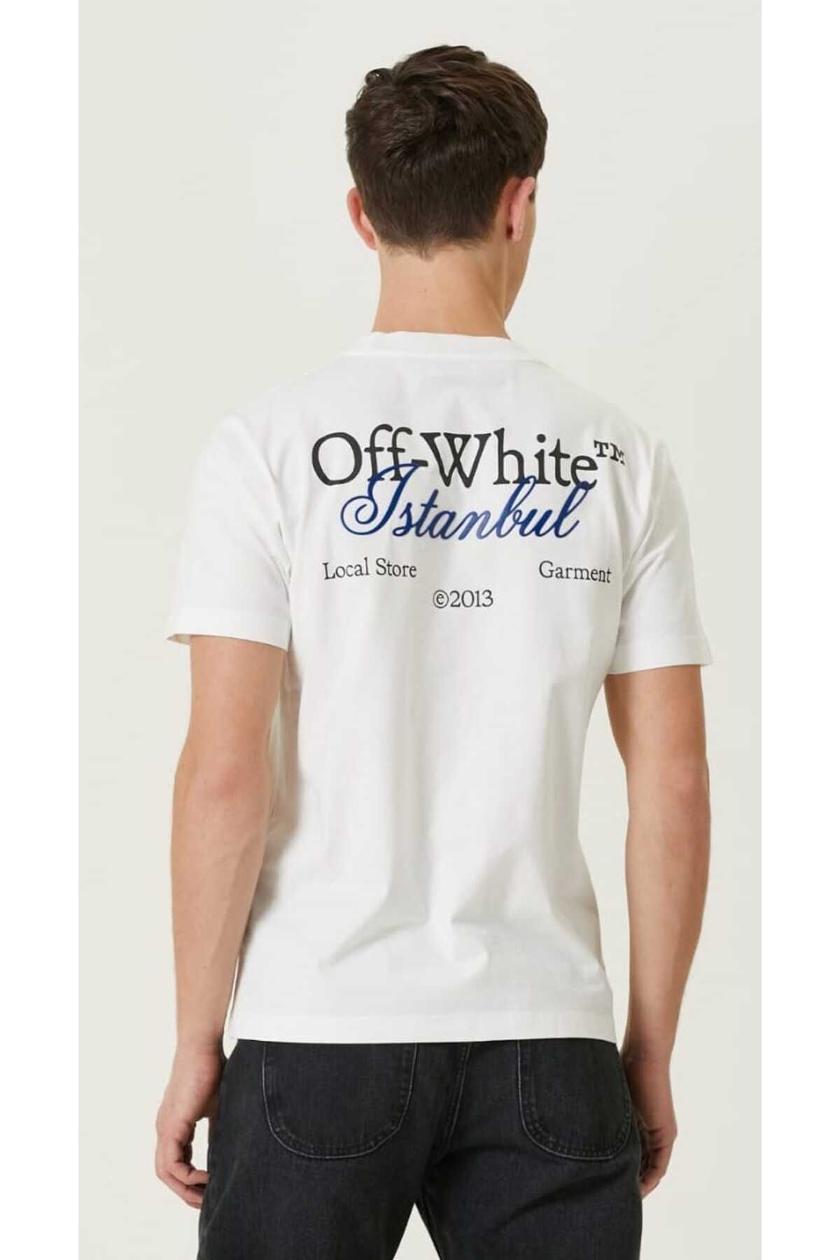 BrandsBoutique-Off White Istanbul Logo White T-shirt 2