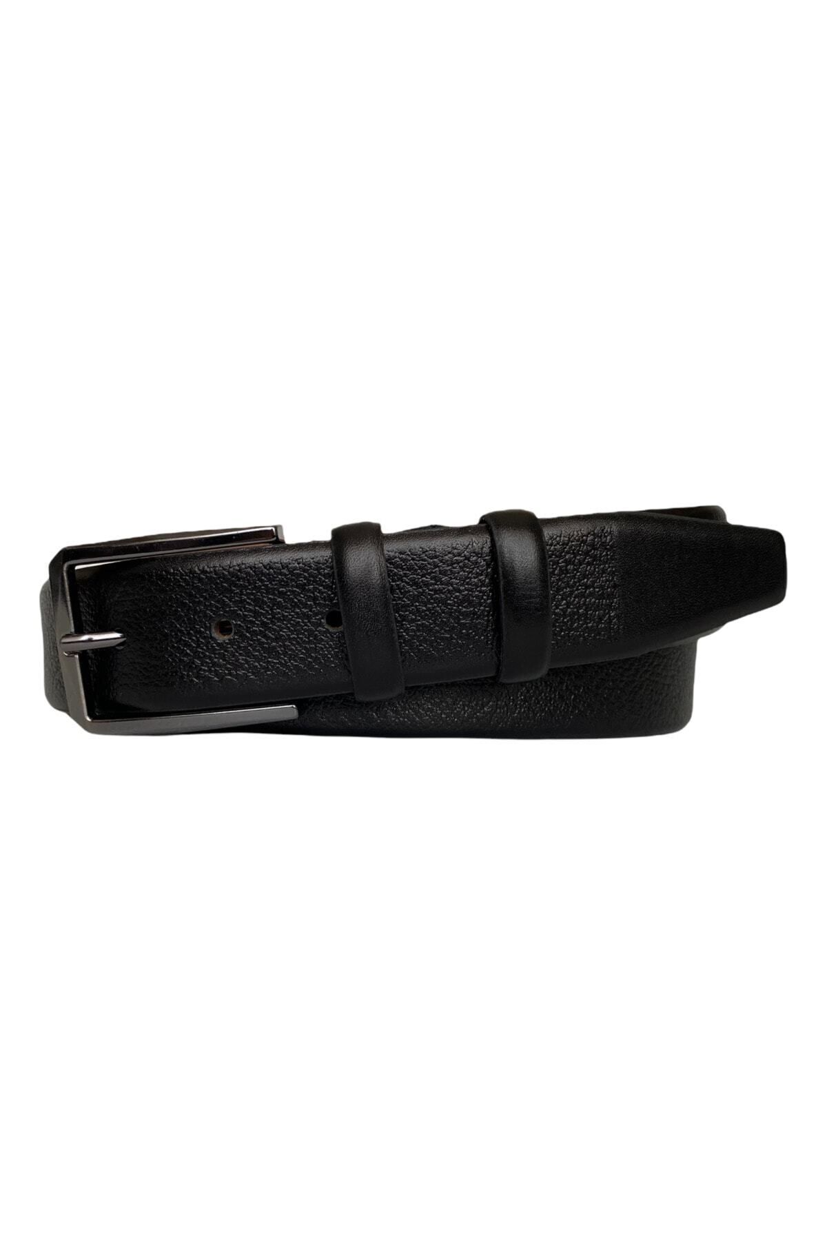 GoDeri-Cureaua pentru pantaloni din matase |   Piele 100% de calitate |   Negru stil clasic 3,5 cm Lungime=dk-142-143-144 4