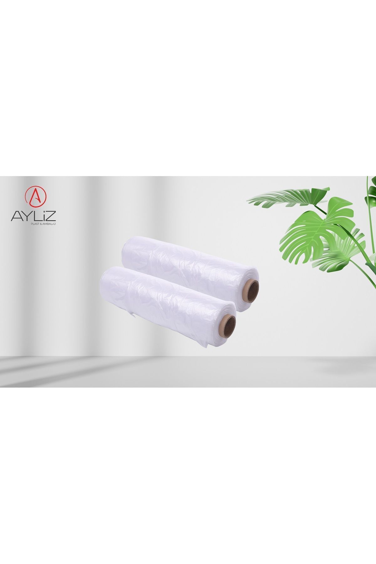 AYLİZ PLAST&AMBALAJ 2 ADET Küçük Boy 200’lü Manav Poşeti Hışır Atlet Poşet Rulo Mat Poşet
