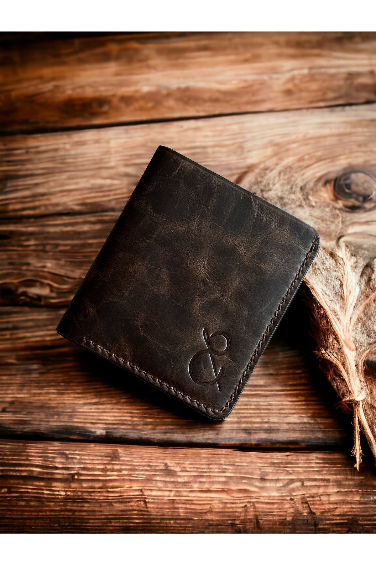 کیف پول مردانه قهوه ای DeriBoss | 1001 اورجینال - تصویر 2