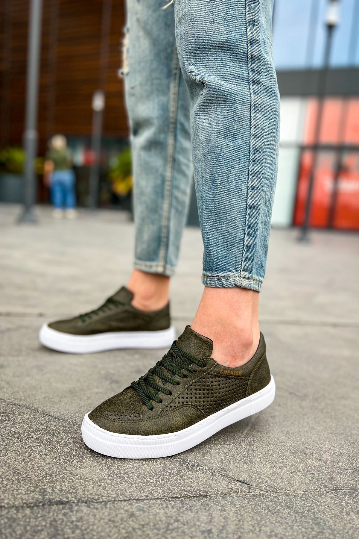 Joy Man J015 First Edition - Pantofi Sport Ortopedici Pentru Bărbați Cbt Khaki Masculin - 40
