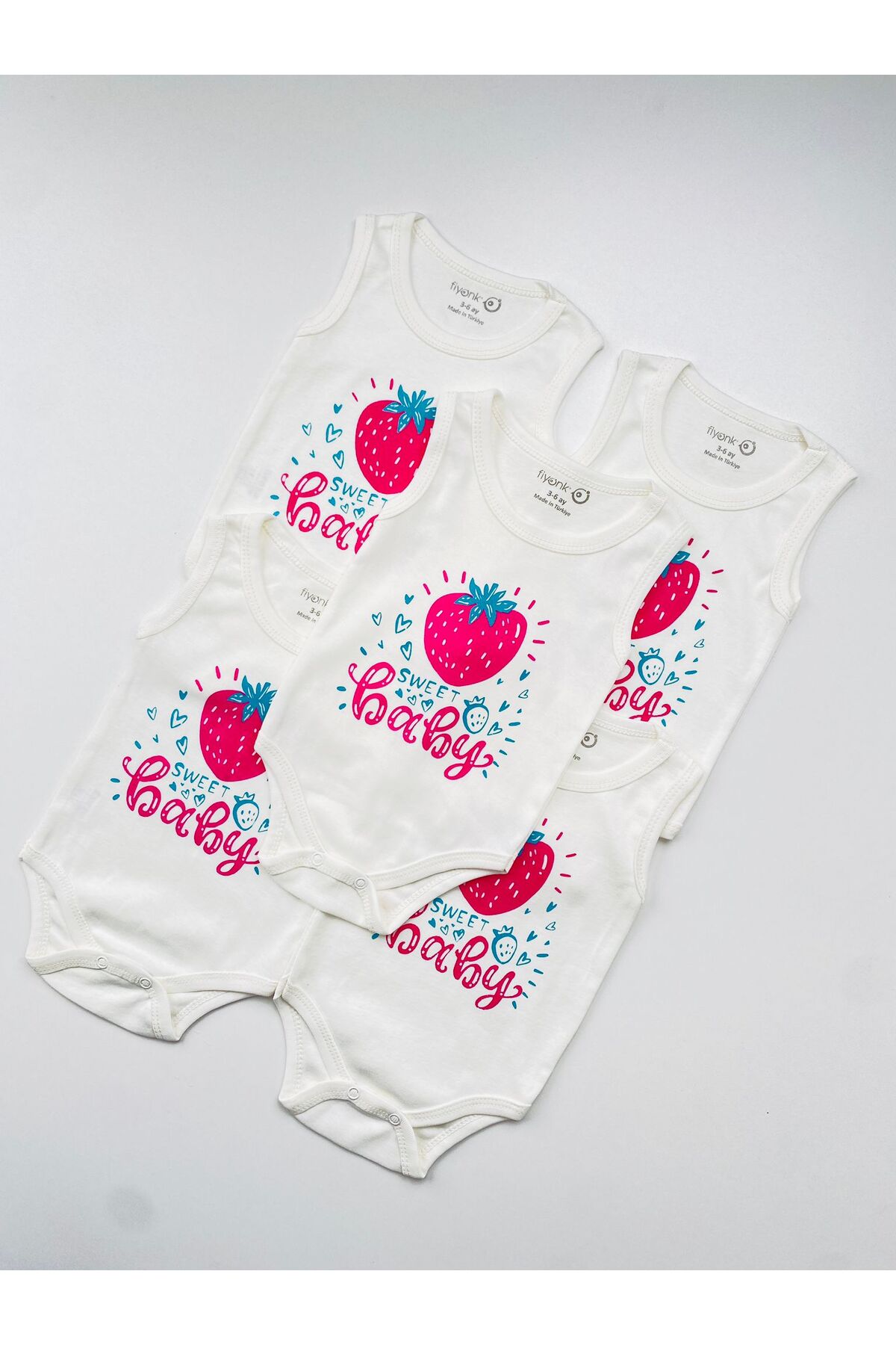 EFU BABY 5'li Sweet Baby Bebek Atlet Body fotoğrafı 2 (önizleme)