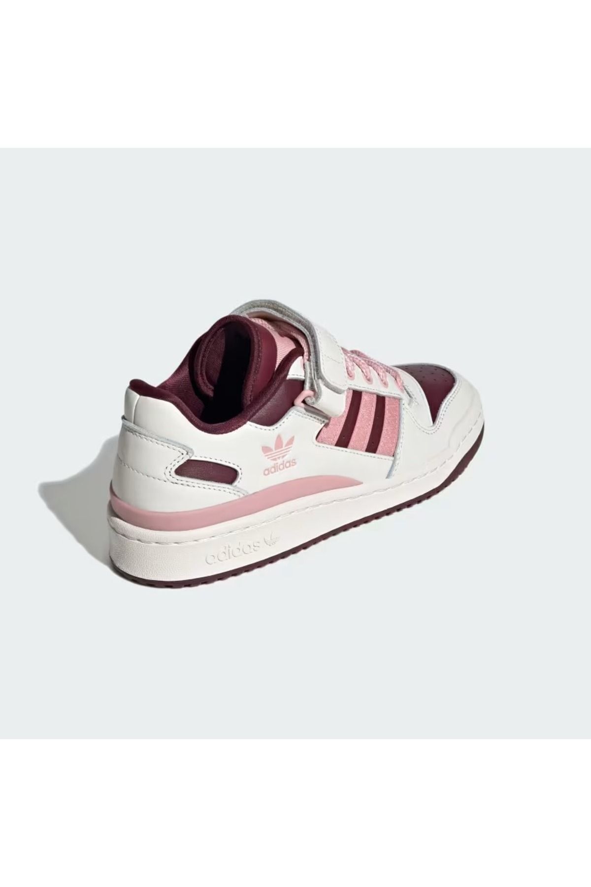 اسنیکر قرمز زنانه FOROM LOW W کفش های اسپرت چرمی Burgundy IF3925 adidas