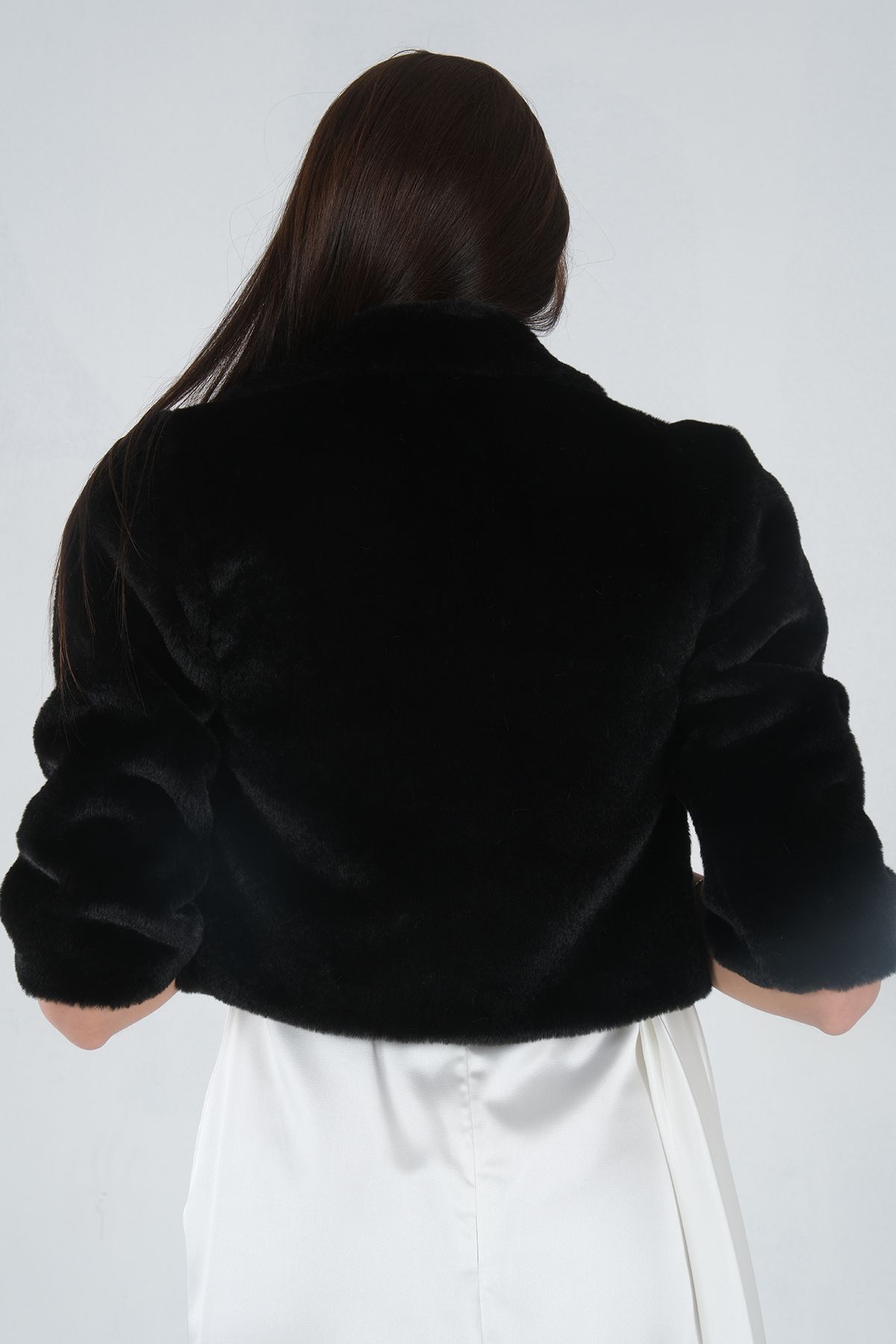 Feminist-Guler pentru bebelusi Plush Bolero Black0105134 5