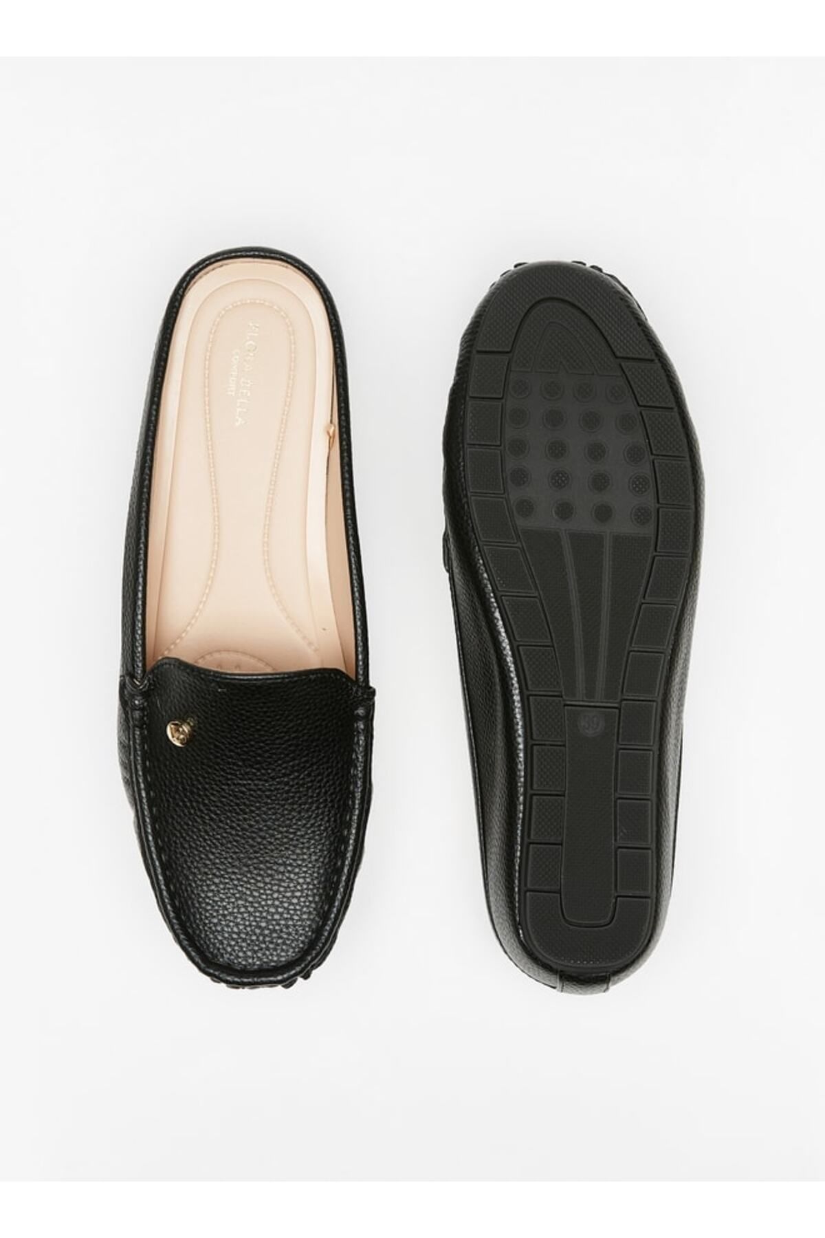 Flora Bella by Shoexpress-Solid Slip-On Mules 4