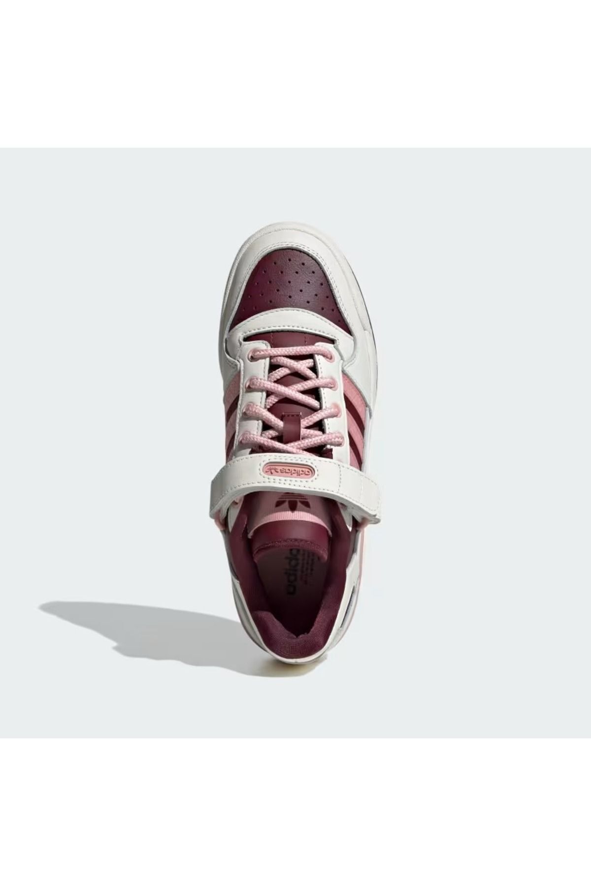 اسنیکر قرمز زنانه FOROM LOW W کفش های اسپرت چرمی Burgundy IF3925 adidas