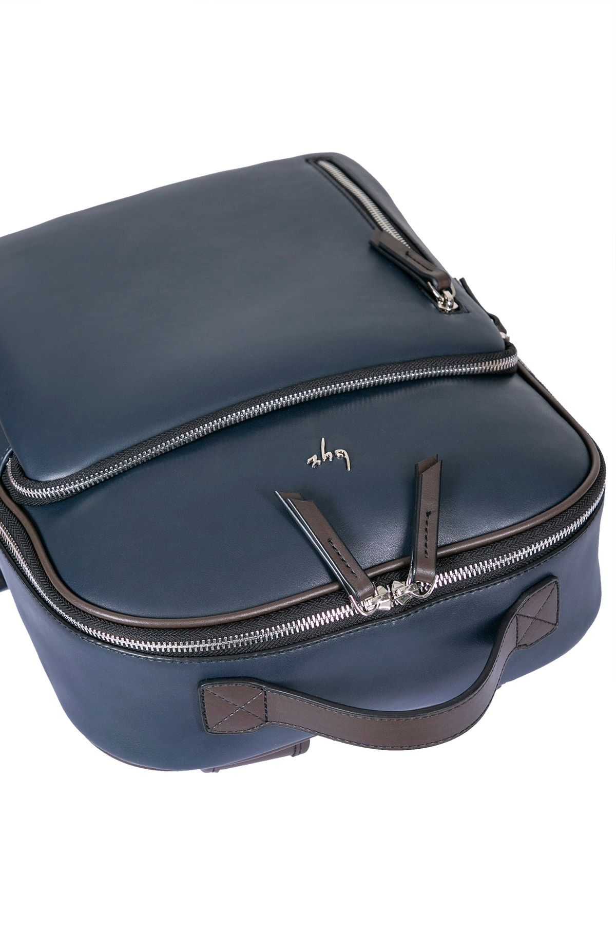 کوله پشتی زنانه آبی سرمه ای BYZ | BYZ-220 اورجینال - تصویر 5