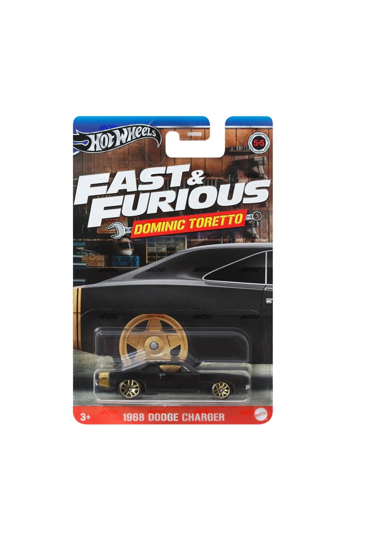 Hot Wheels 1/64 Fast & Furious - Set Dominic Toretto #5/5 - Édition 2024 - Neuf