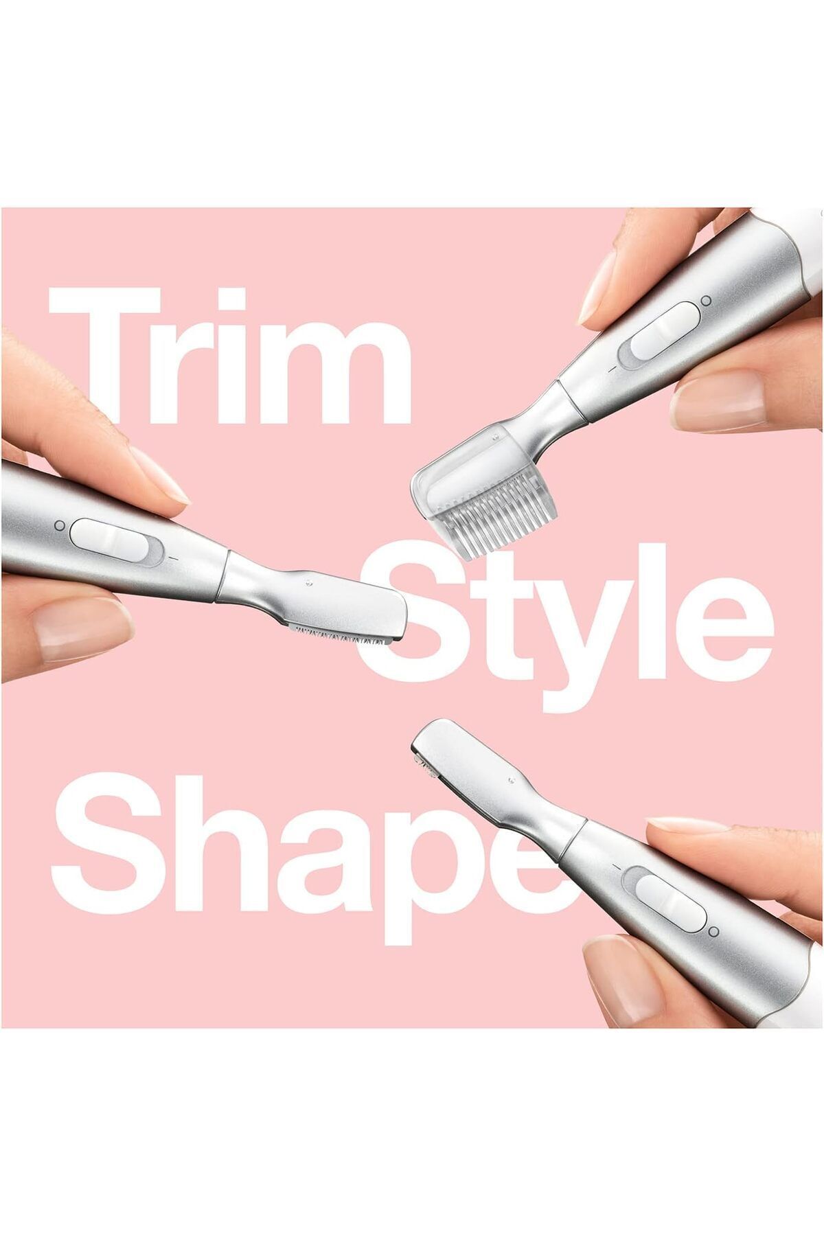 Braun-Silk finish Hair Remover, On-The-Go Trimmer, Detailed styling, Shape your brows - FG1106 3