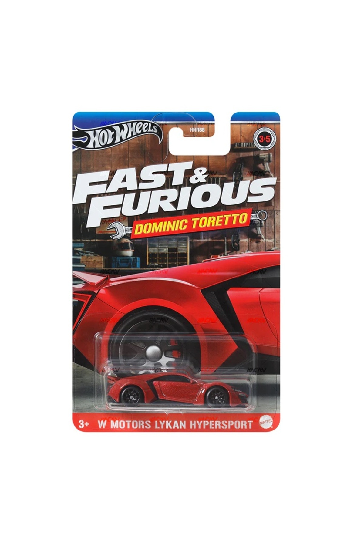 HOT WHEELS HOTWHEELS HNR88 5 Lİ SET 2024 FAST&FURİOUS(DOMİNİC