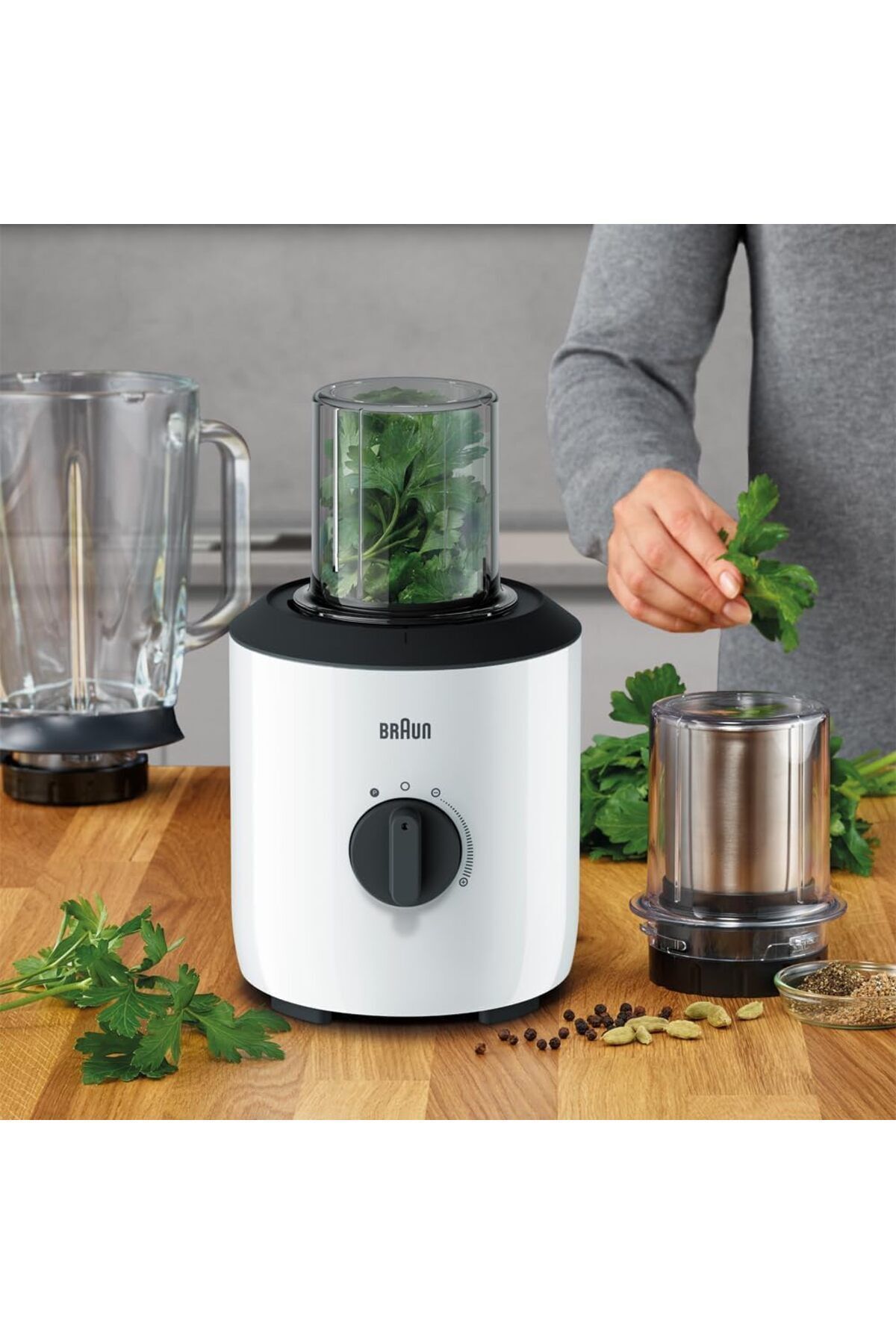 Braun-Glass Jug Blender 800W, 1.5L, TriAction, Variable speed & pulse, Thermo Resistant - JB 3173 6