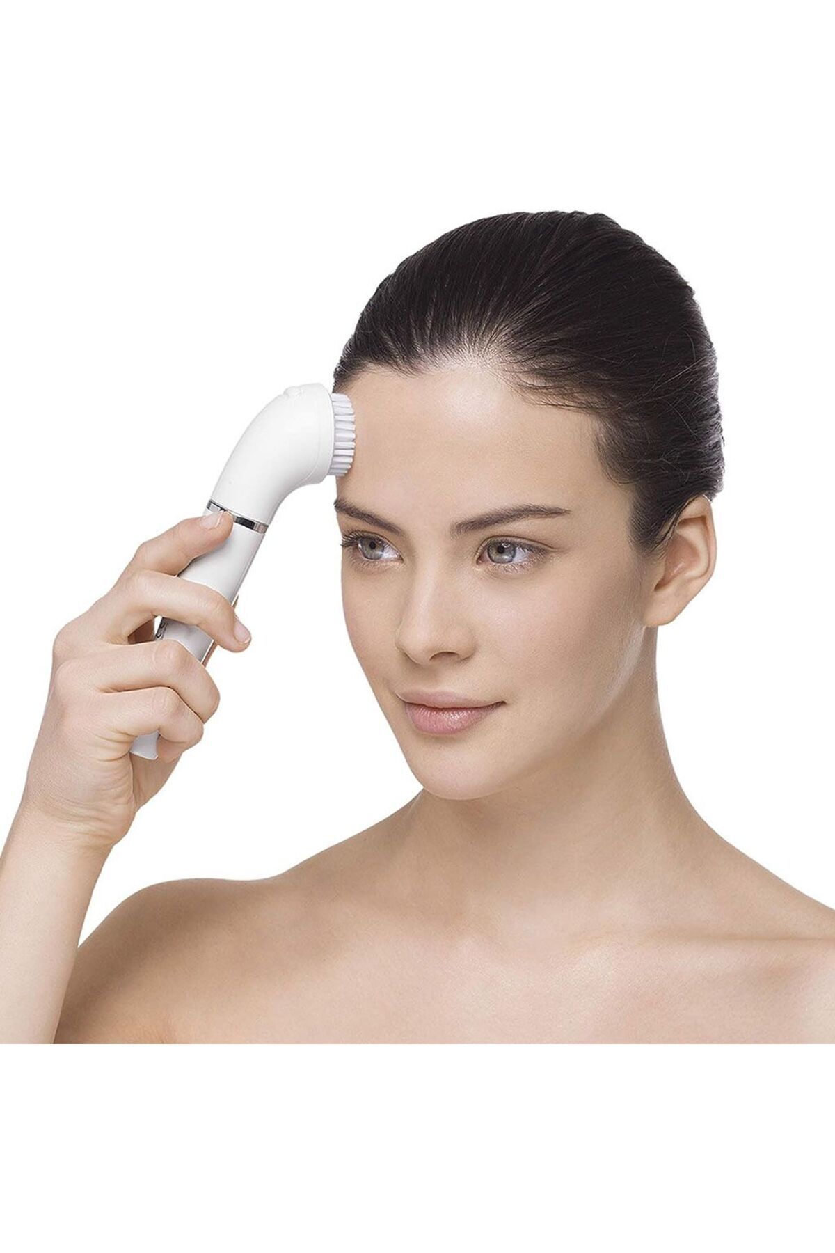 Braun-جهاز إزالة شعر الوجه ومنظف الوجه SE 830 + مرآة مضاءة وحقيبة تجميل، أبيض 6