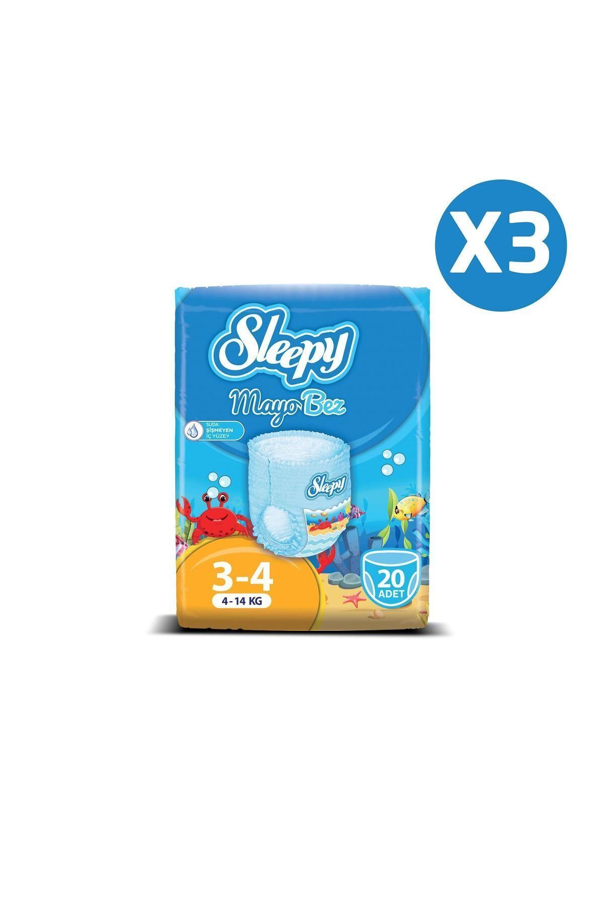 Sleepy Mayo Külot Bez 4 Numara Maxi 60 Adet 4-14 Kg fotoğrafı 2 (önizleme)