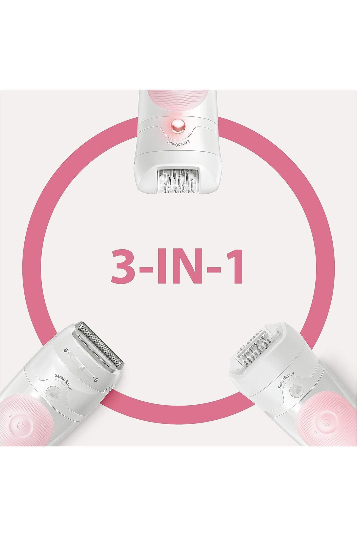 Braun-Silk-epil Epilator 28 Microgrip, Anti-slip, Skin Contact Cap & High Frequency Massage - Se5541 3