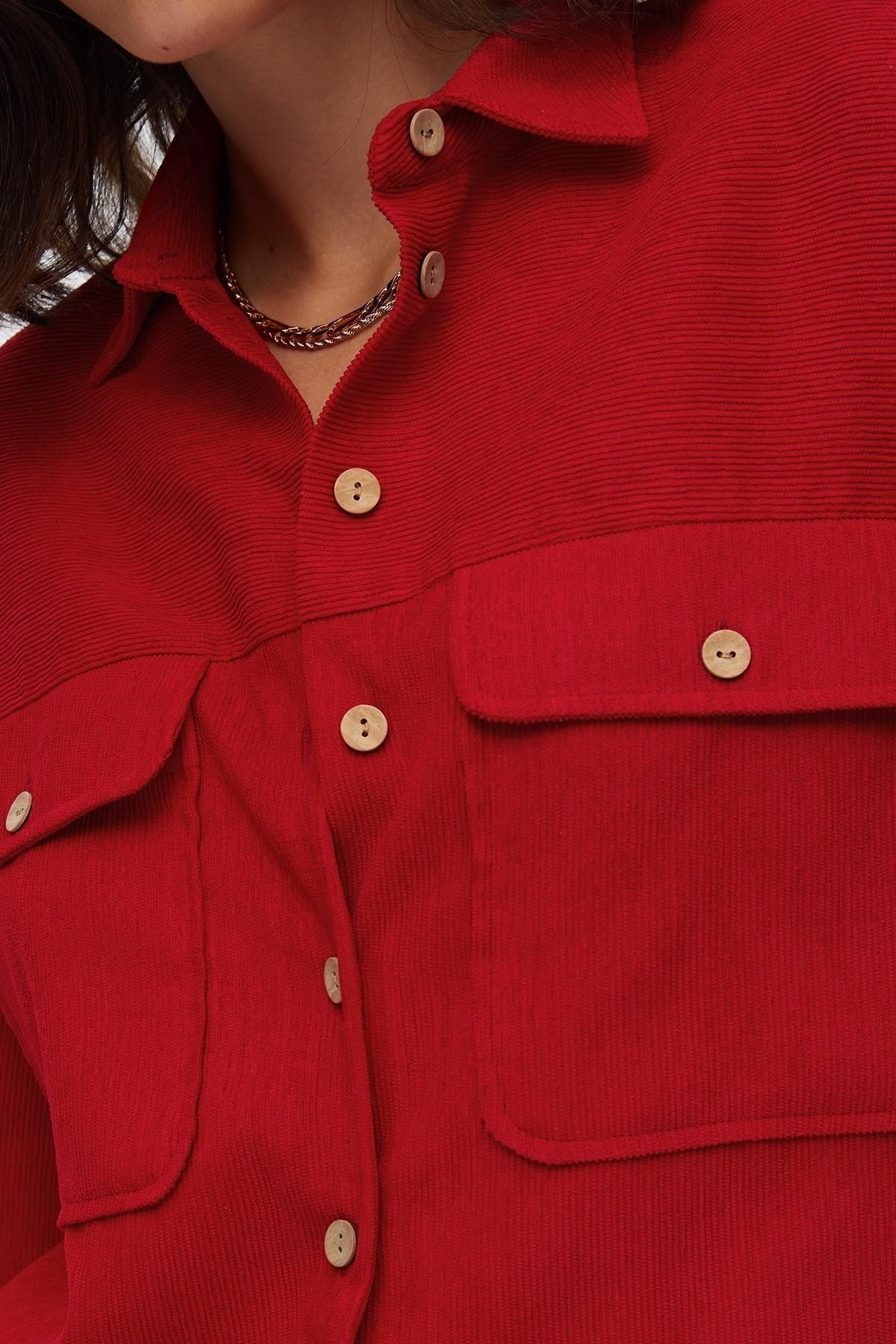 STELLA PULVIS  Düğme Detaylı Kadın Gömlek - Görsel 2