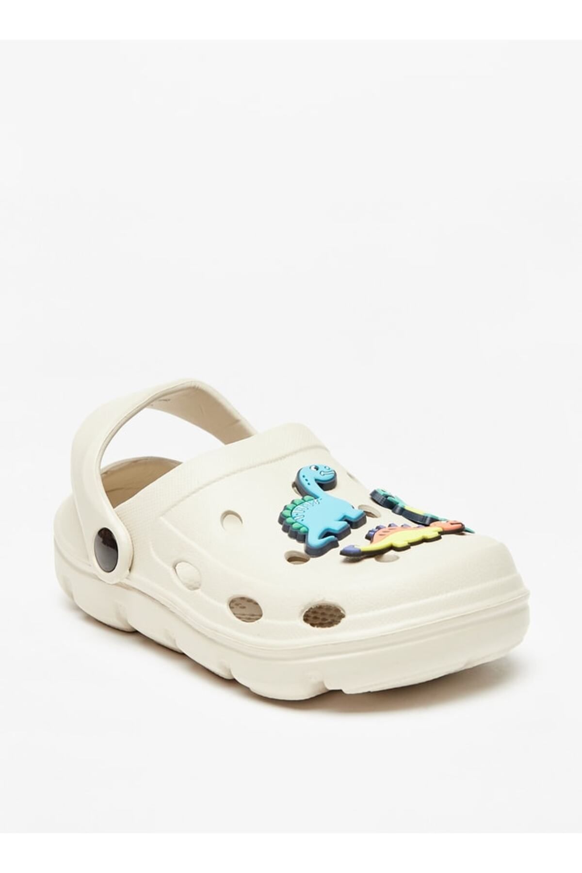 LBL by Shoexpress-Dinosaur Applique Clogs with Backstrap 2