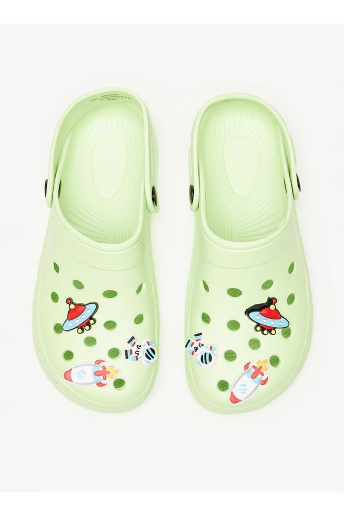 LBL by Shoexpress-Space Accent Detail Slip-On Clogs 1