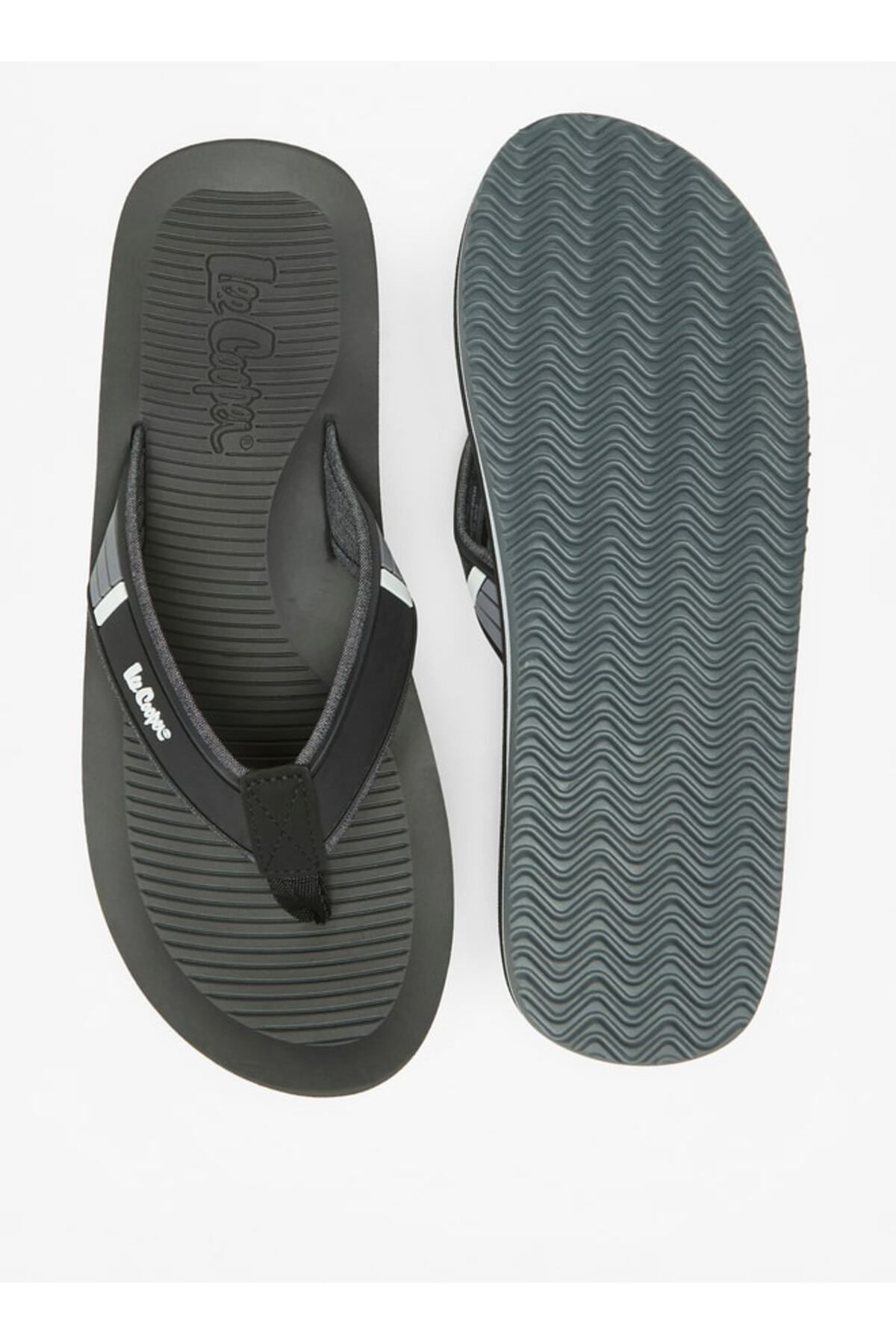 Lee Cooper-Men's Logo Detail Thong Slippers 5