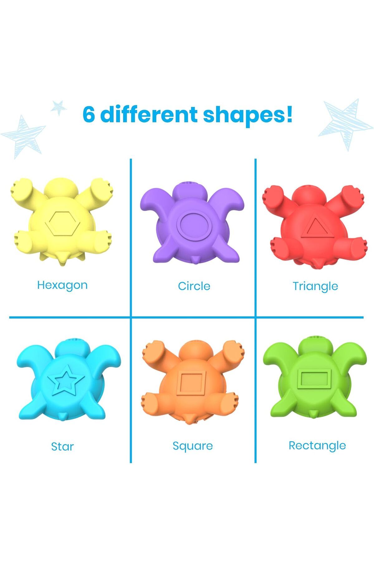 Learning Resources-مجموعة أنشطة الرياضيات LR-TACTILE TURTLES 7