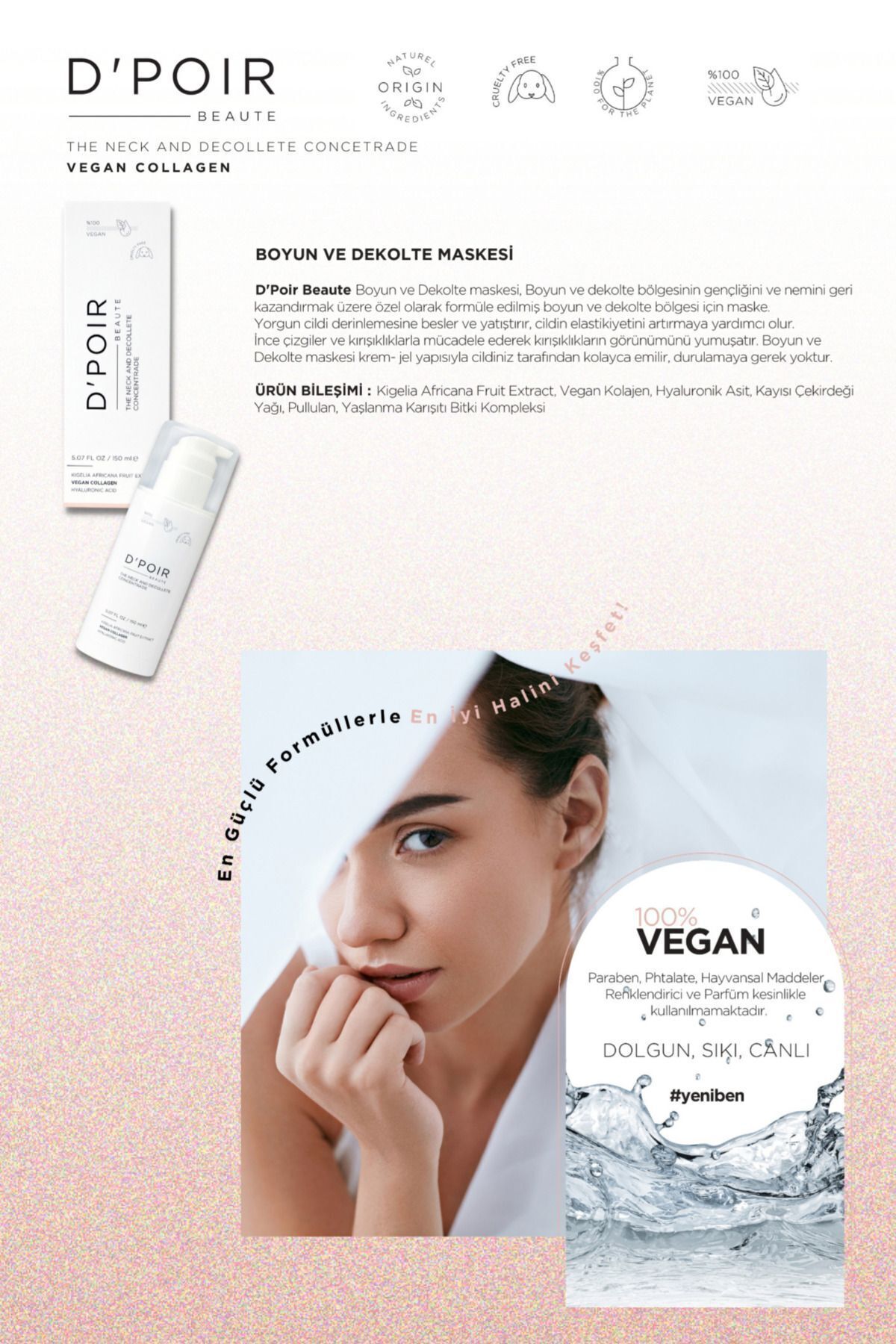 کرم صورت   D'Poir Beaute | 8.69448E+12 اورجینال - تصویر 4