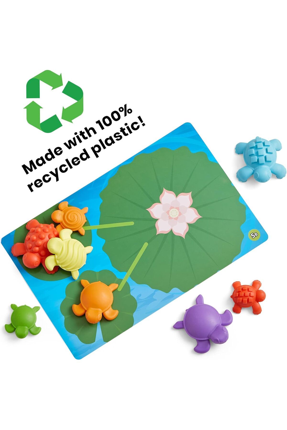 Learning Resources-مجموعة أنشطة الرياضيات LR-TACTILE TURTLES 8