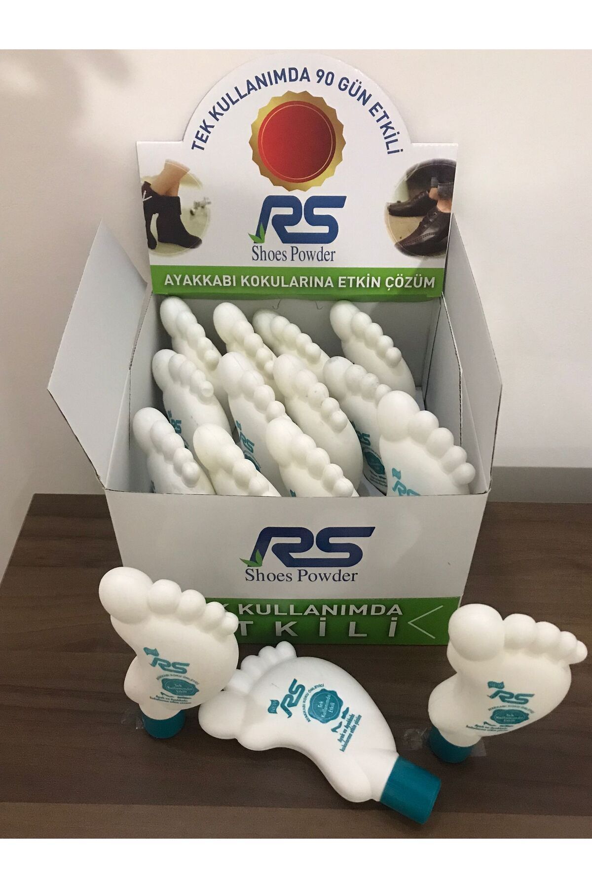 پودر ضد بو کفش Rs پایه 100 گرمی 12 rs100gr12x RS1