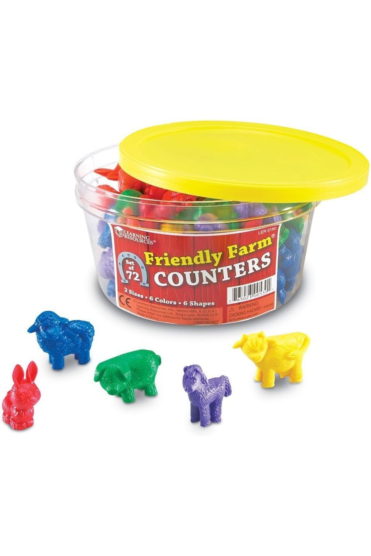 Learning Resources-LR-Friendly Farm® Animal Counters (Set of 72) 3