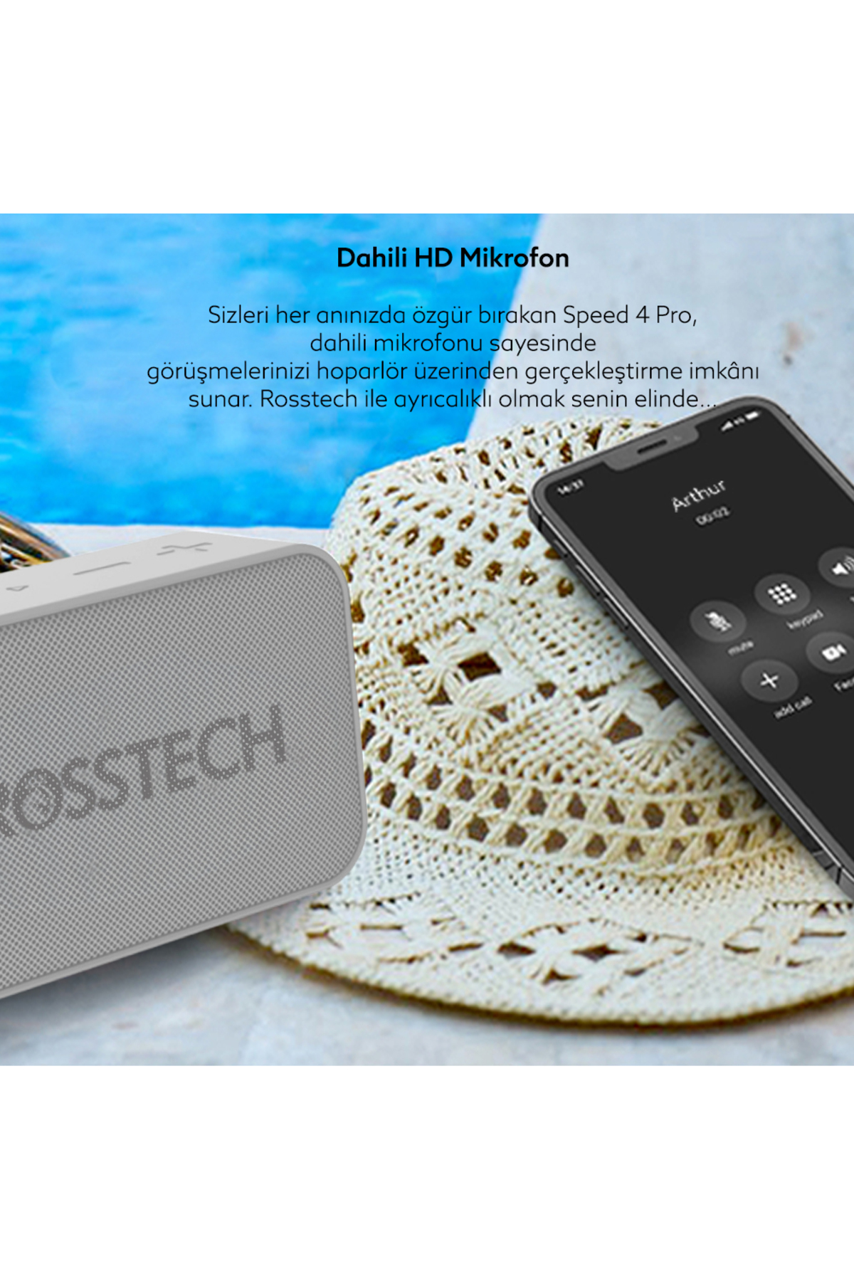 Soundparty Speed 4 Pro Bluetooth Hoparlör 33 Saat Kullanım Süresi IPX7 Su Geçirmez 6