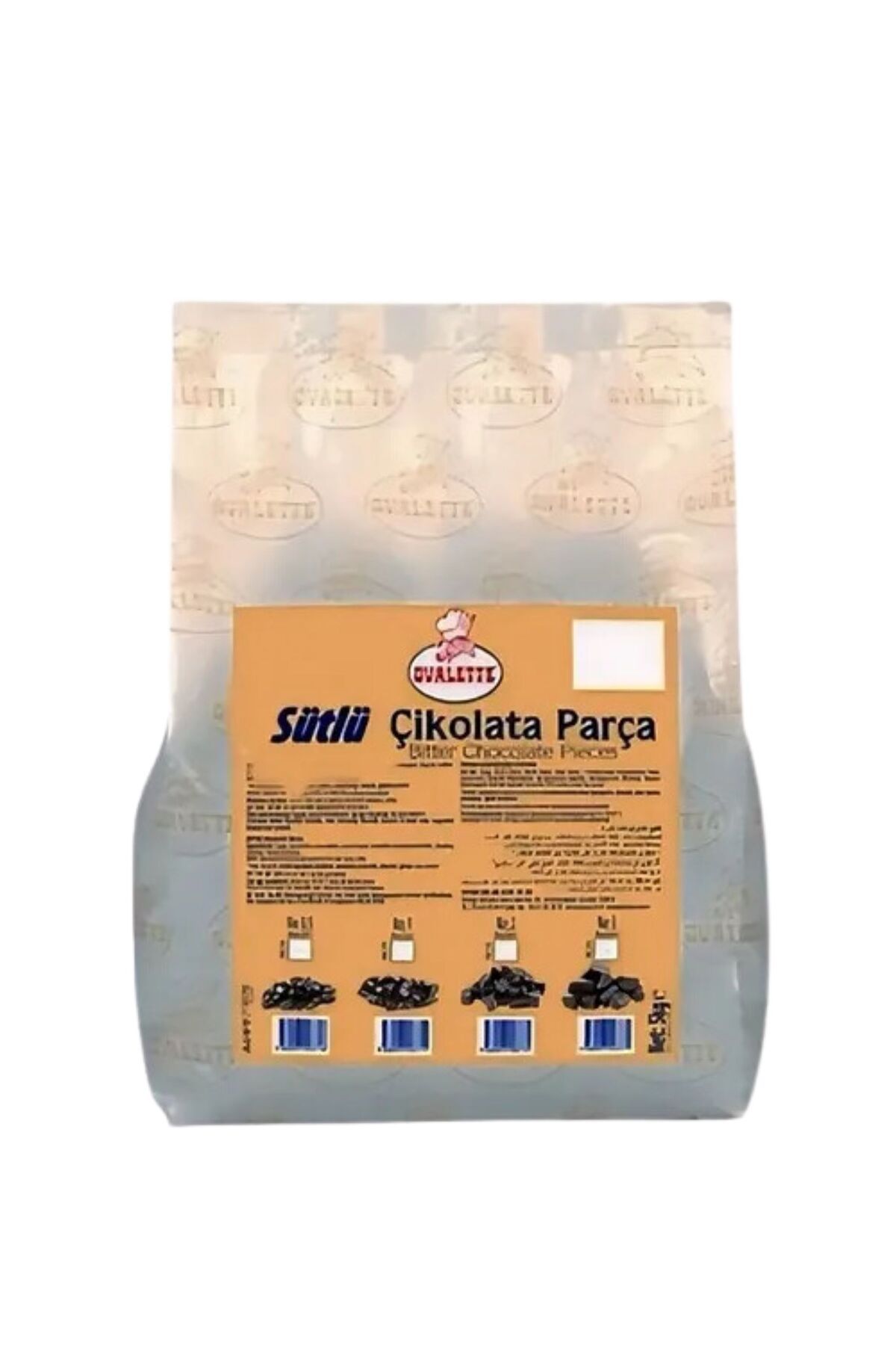 Katsan Ovalette OVALETTE SÜTLÜ PARÇA ÇİKOLATA (5 KG)