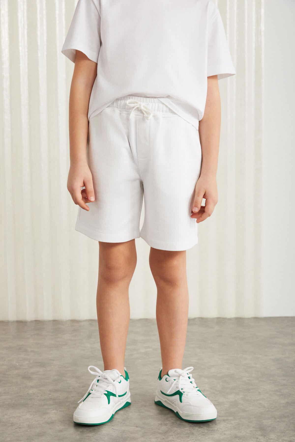 GRIMELANGE-FABRICE Kids - Weiße Shorts aus 100 % Baumwolle 1